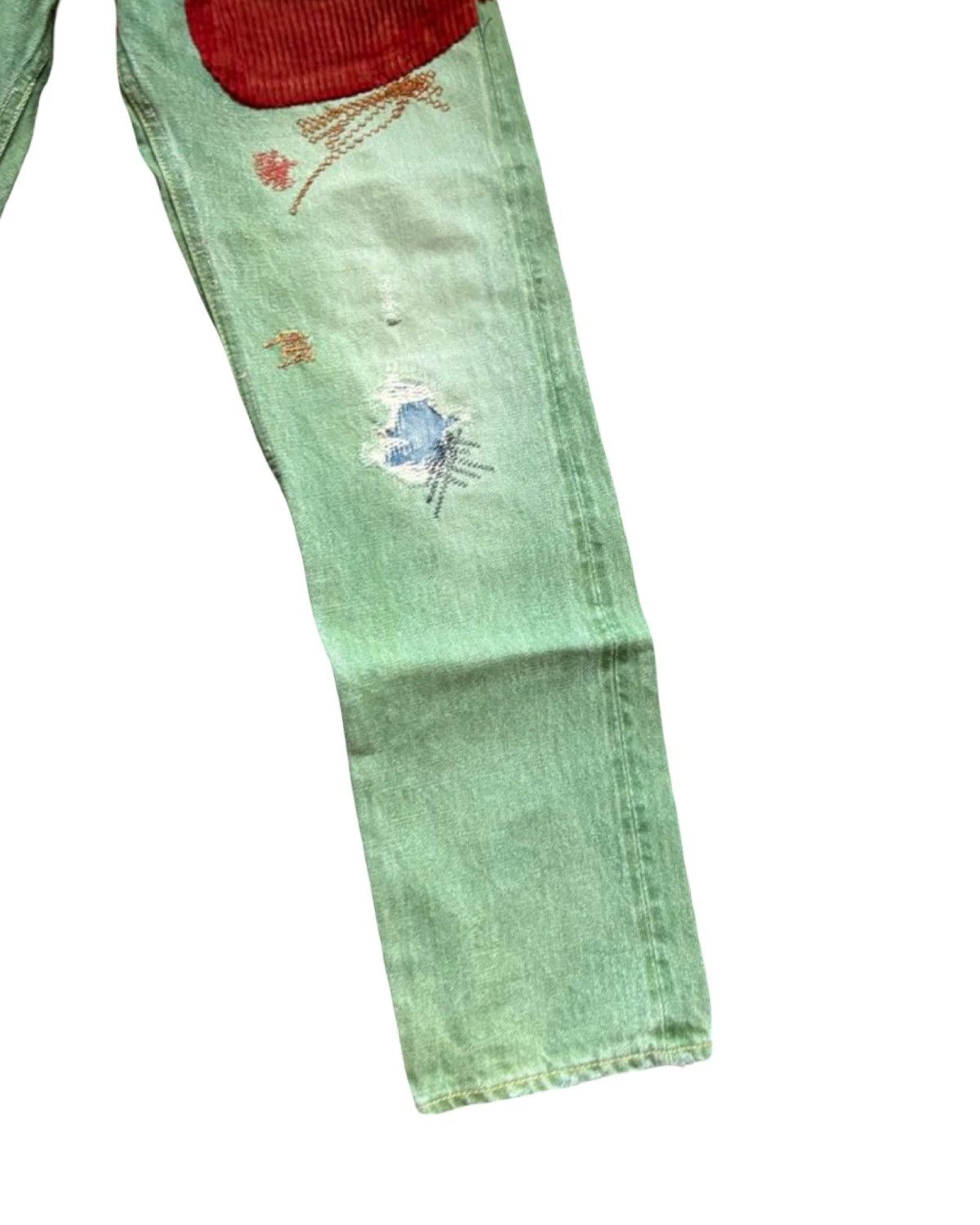 Kapital 🔥RARE🔥 Kapital Boro patchwork denim Size US 32 / EU 48 - 4 Thumbnail