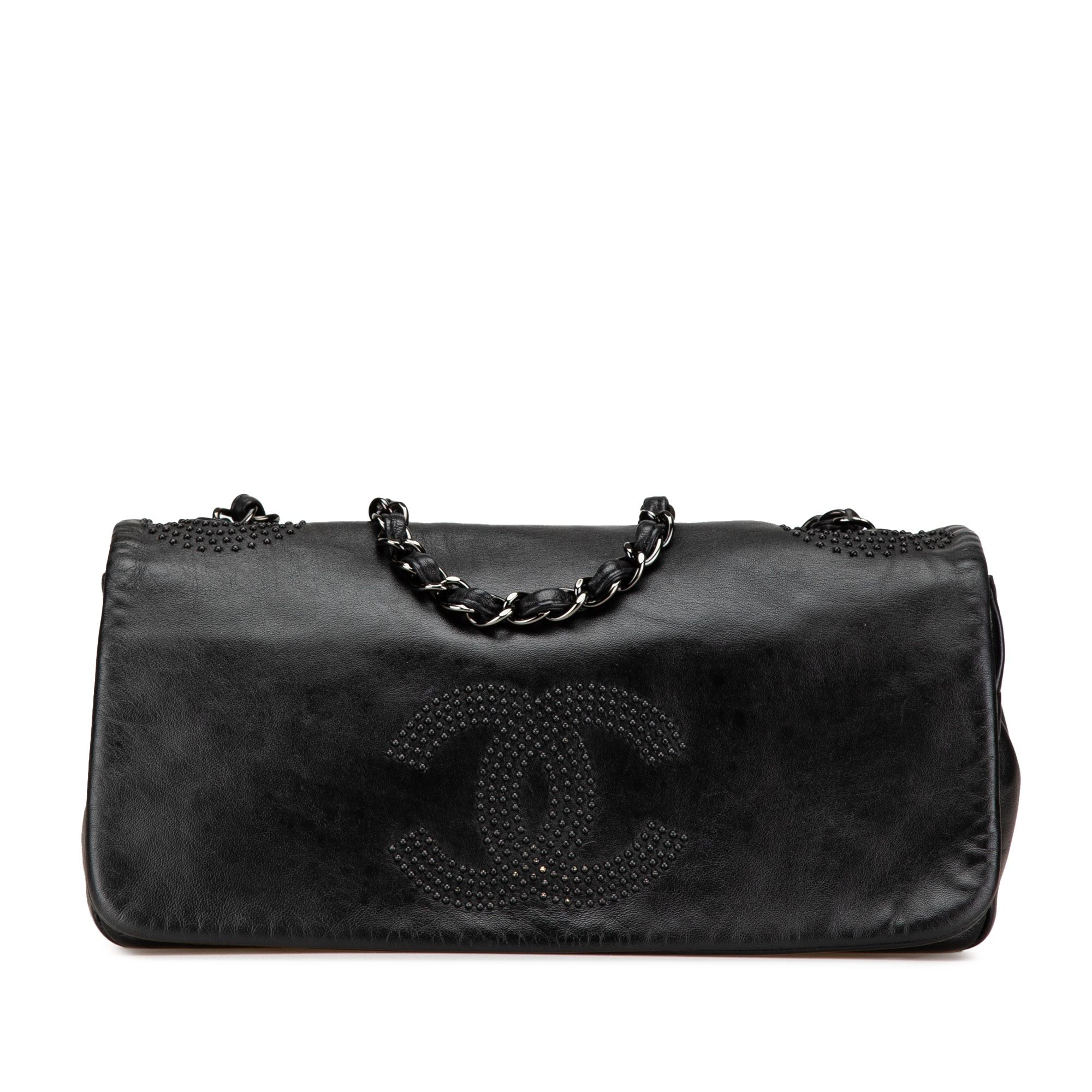 Chanel Chanel CC Studded Lambskin East West Flap Black Size ONE SIZE - 1 Thumbnail