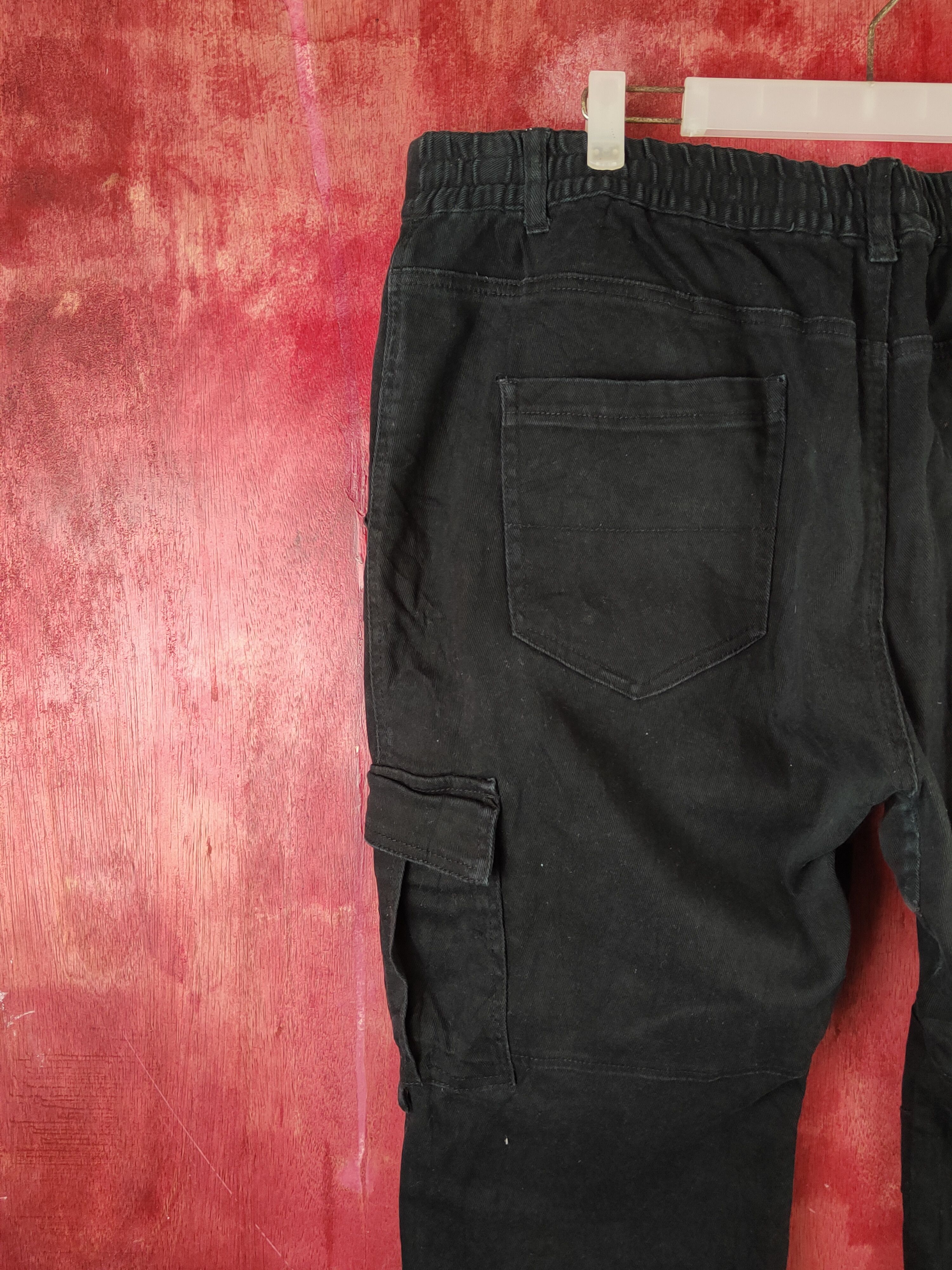 Japanese Brand Japanese Brand Black Multipocket Tactical Jeans #S1761 Size US 43 - 8 Thumbnail