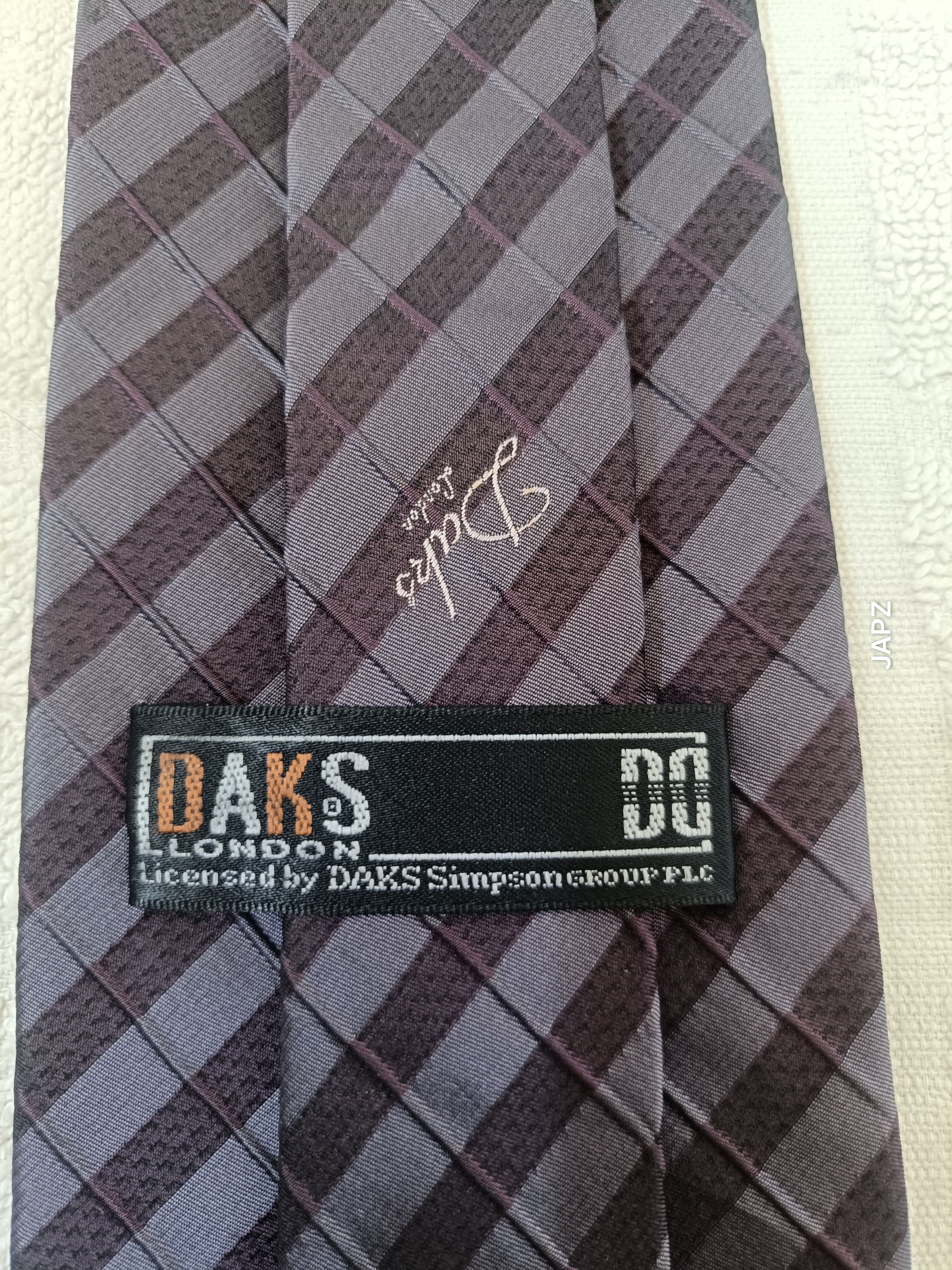 DAKS Daks London windowpane silk tie cravatte Size ONE SIZE - 4 Thumbnail