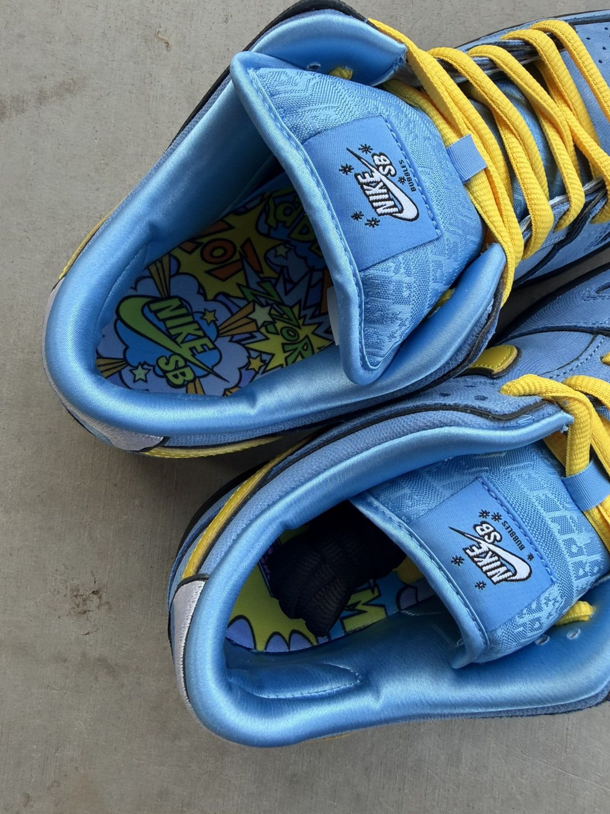 Nike Nike SB Dunk Low Pro “Powderpuff Girls – Bubbles” OG ALL 9M Size US 9 / EU 42 - 5 Thumbnail