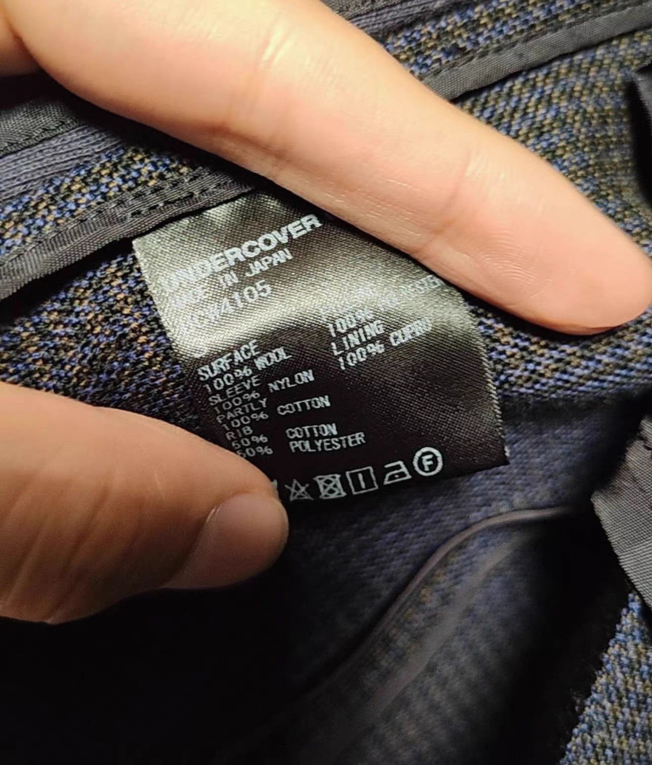Undercover Undercover 19SS Wool Suit Patchwork Jacket K18 Size US L / EU 52-54 / 3 - 5 Thumbnail