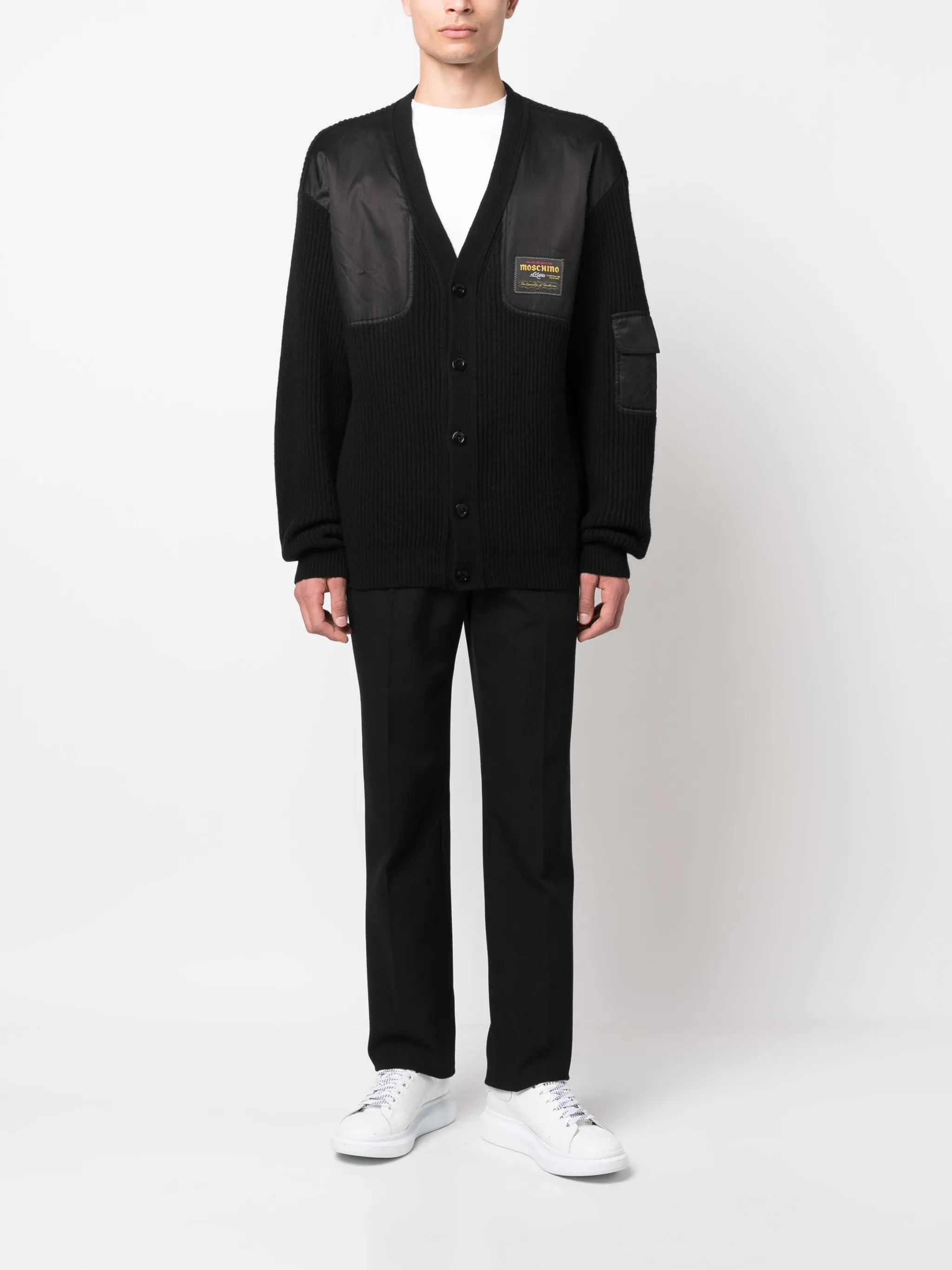 Moschino o1y0225 Cardigan in Black Size US M / EU 48-50 / 2 - 5 Thumbnail