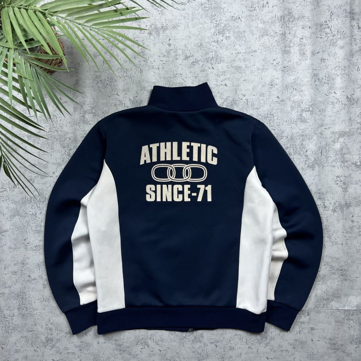 Nike 90s NIKE ATHLETIC VINTAGE Y2K ZIP UP TRACK RETRO JACKET Size US L / EU 52-54 / 3 - 1 Thumbnail