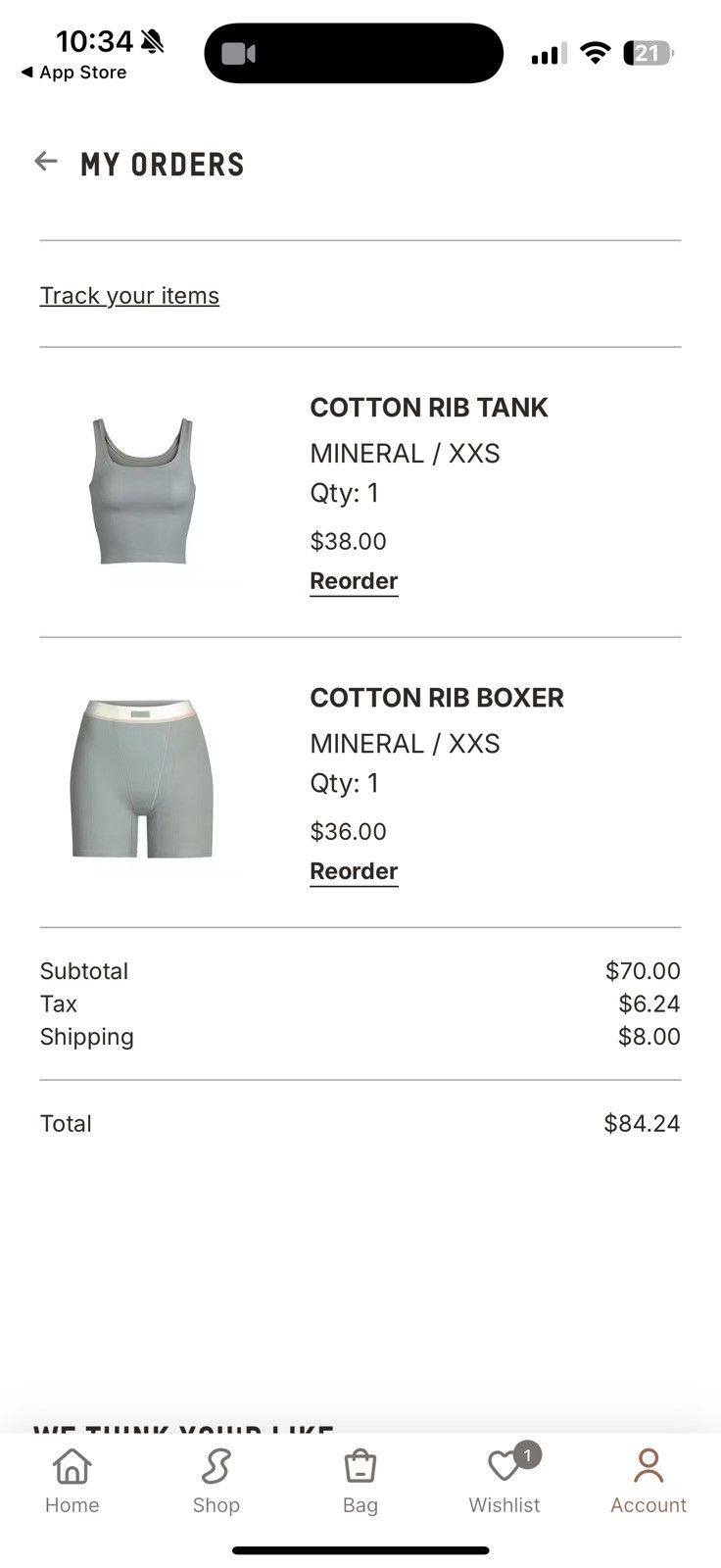 SKIMS Mineral Skims Set Size XXS / US 00 / IT 34 - 4 Thumbnail
