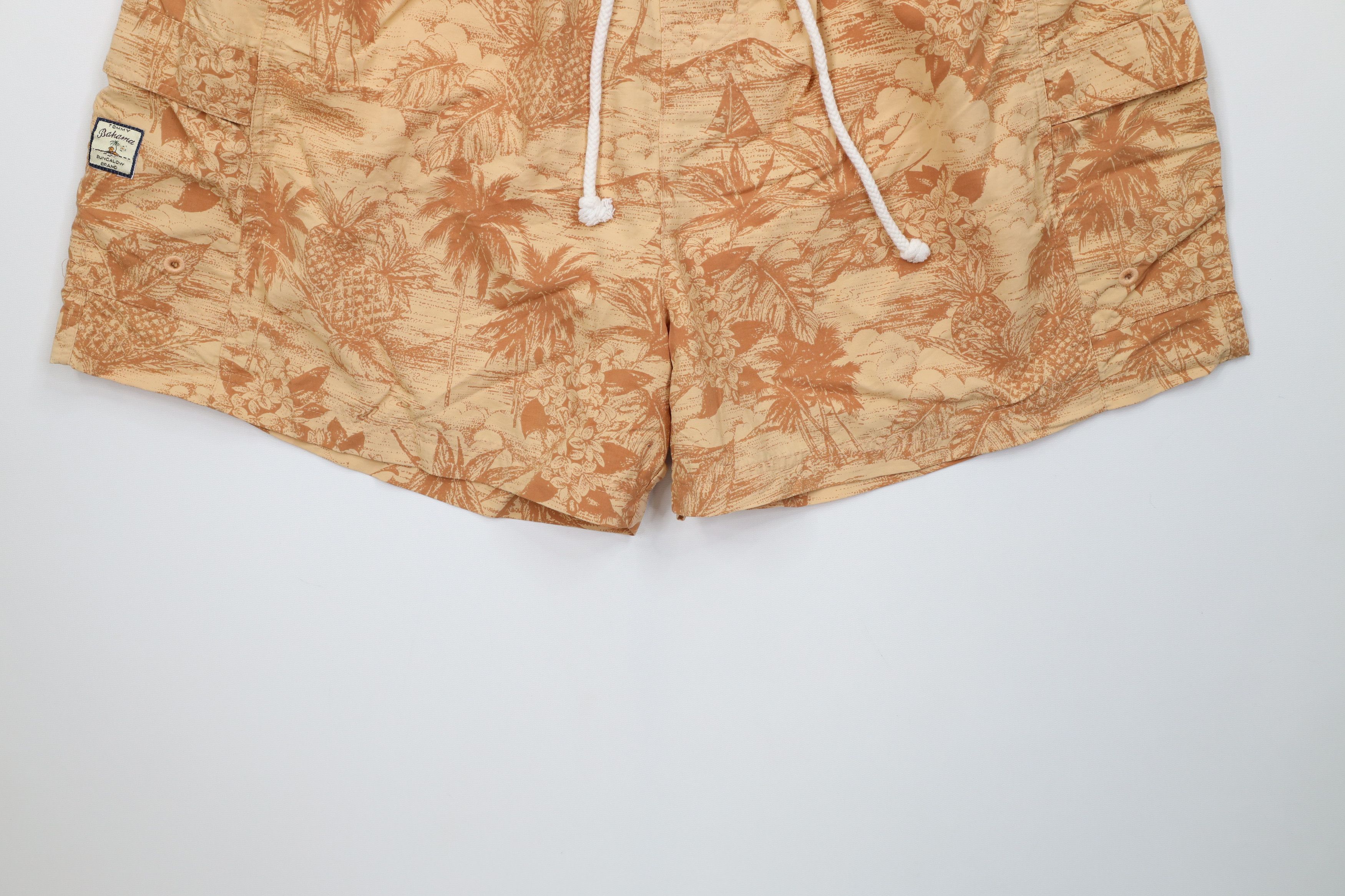 Tommy Bahama Vintage 90s Tommy Bahama Over Print Lined Shorts Swim Trunks Size US 38 / EU 54 - 4 Thumbnail