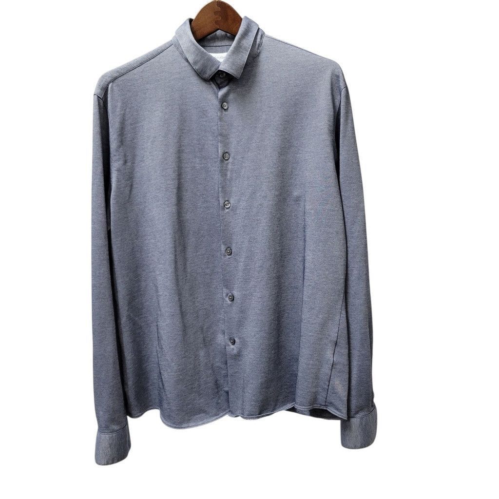 Calvin Klein Calvin Klein Men's Extra Slim Fit Long-Sleeves Shirt Large Size US L / EU 52-54 / 3 - 2 Thumbnail