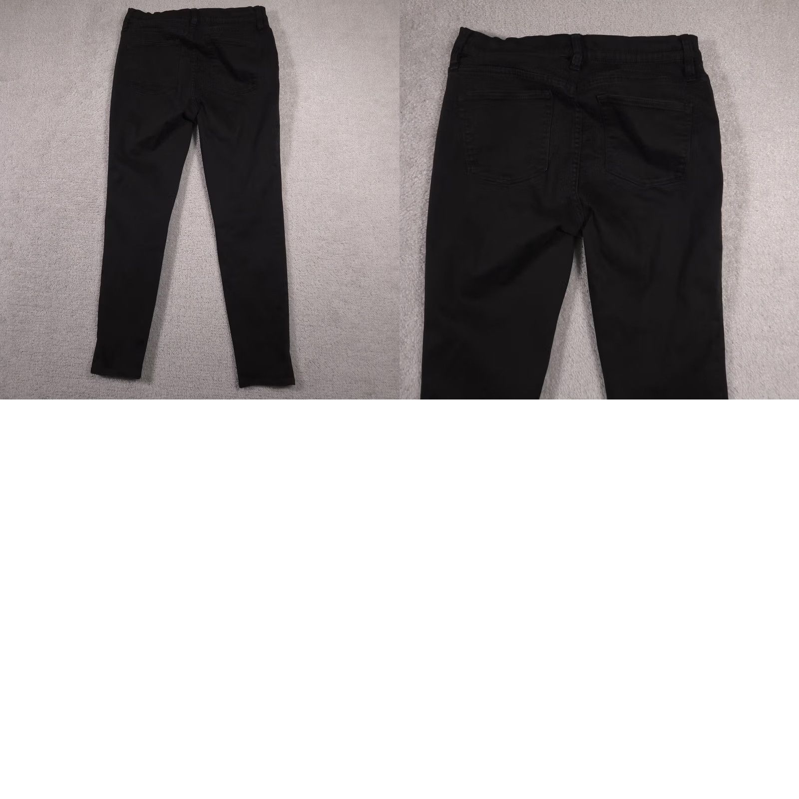 J.Crew J.Crew Jeans Womens 32 Black 9-Inch High-Rise Toothpick Skinny Leg Denim Zip Fly Size 24" / US 00 / IT 34 - 9 Thumbnail