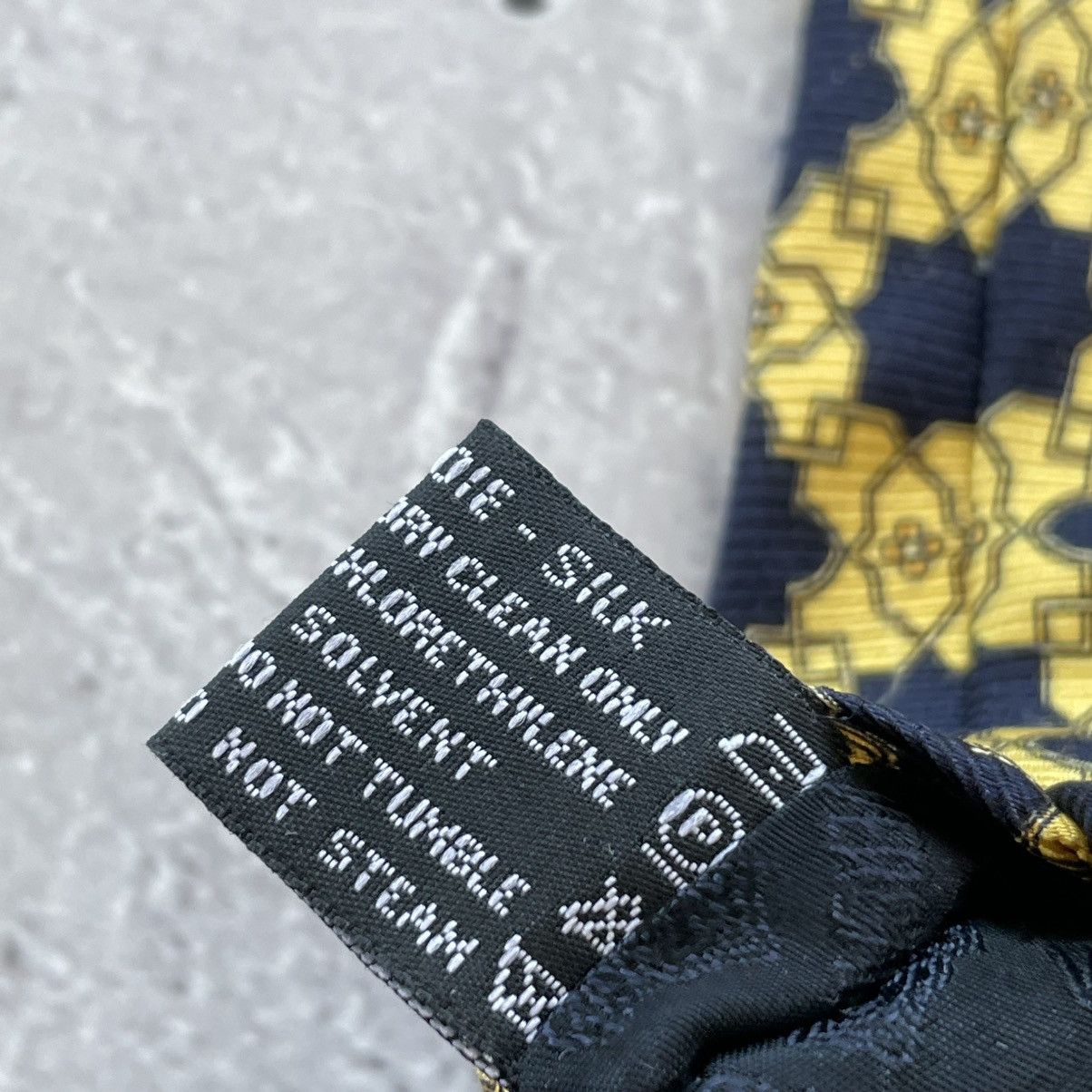 Designer × Versace Vintage Gianni Versace Monogram Silk Tie Size ONE SIZE - 7 Thumbnail