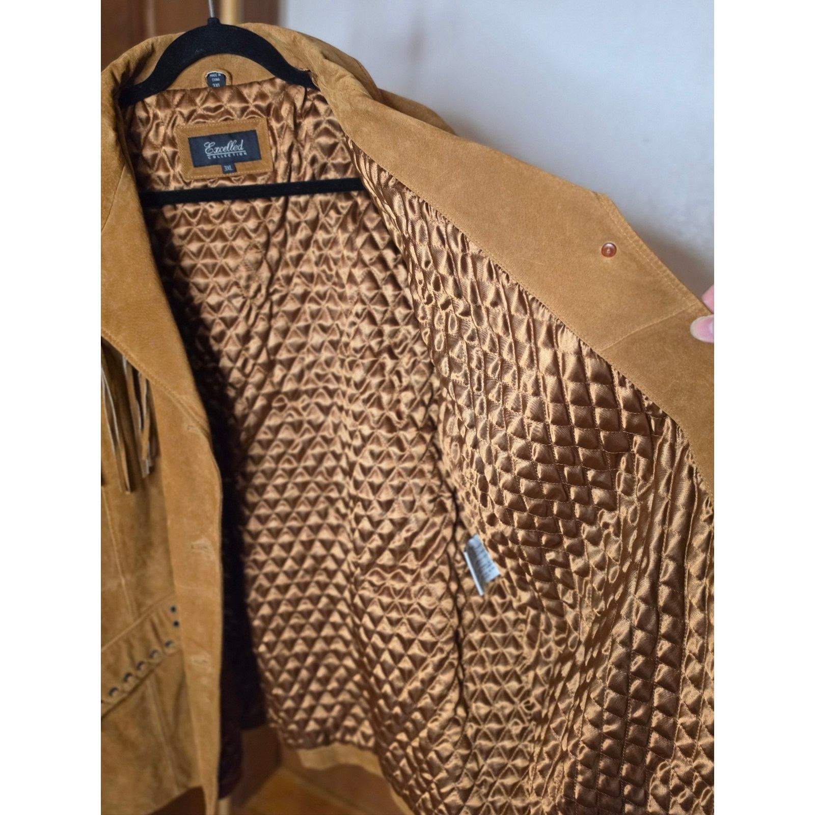Excelled NWOT Excelled Collection Fringe Suede Coat 3XL Size 3XL / US 20-22 - 8 Thumbnail