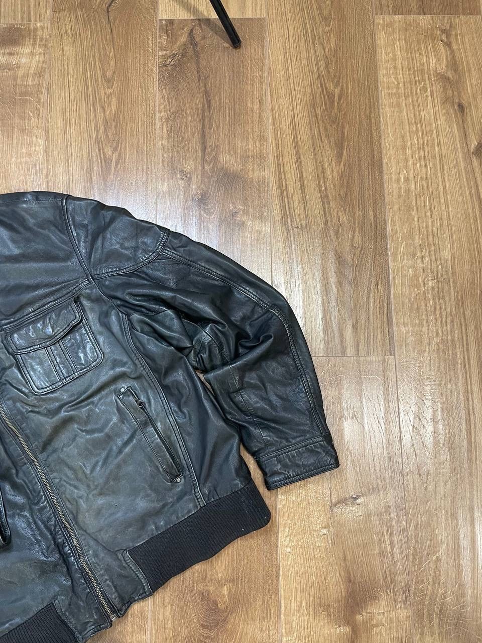 Genuine Leather Vintage Genuine Leather Aviator Leather Jacket Garment Dyed Size US L / EU 52-54 / 3 - 2 Thumbnail