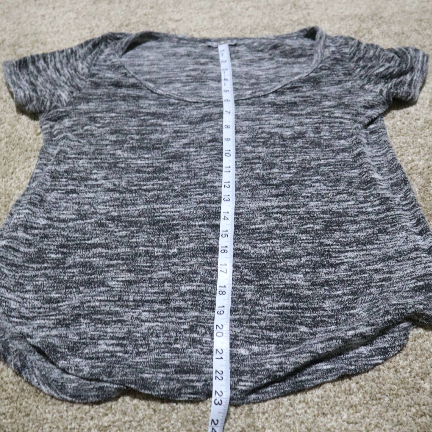 Vintage Charlotte Russe Pullover Blouse Shirt Gray S Womens Small Long Sleeve V-Neck Size S / US 4 / IT 40 - 6 Thumbnail