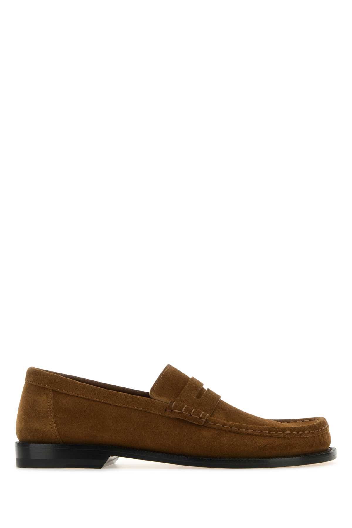 image of Loewe Mocassini Shoes in Brown, Men's (Size 9)