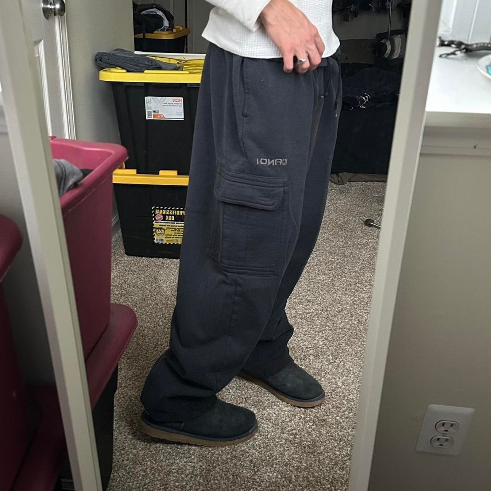 Vintage Vintage y2k 2000s baggy cargo sweatpants and1 Size US 35 - 2 Thumbnail
