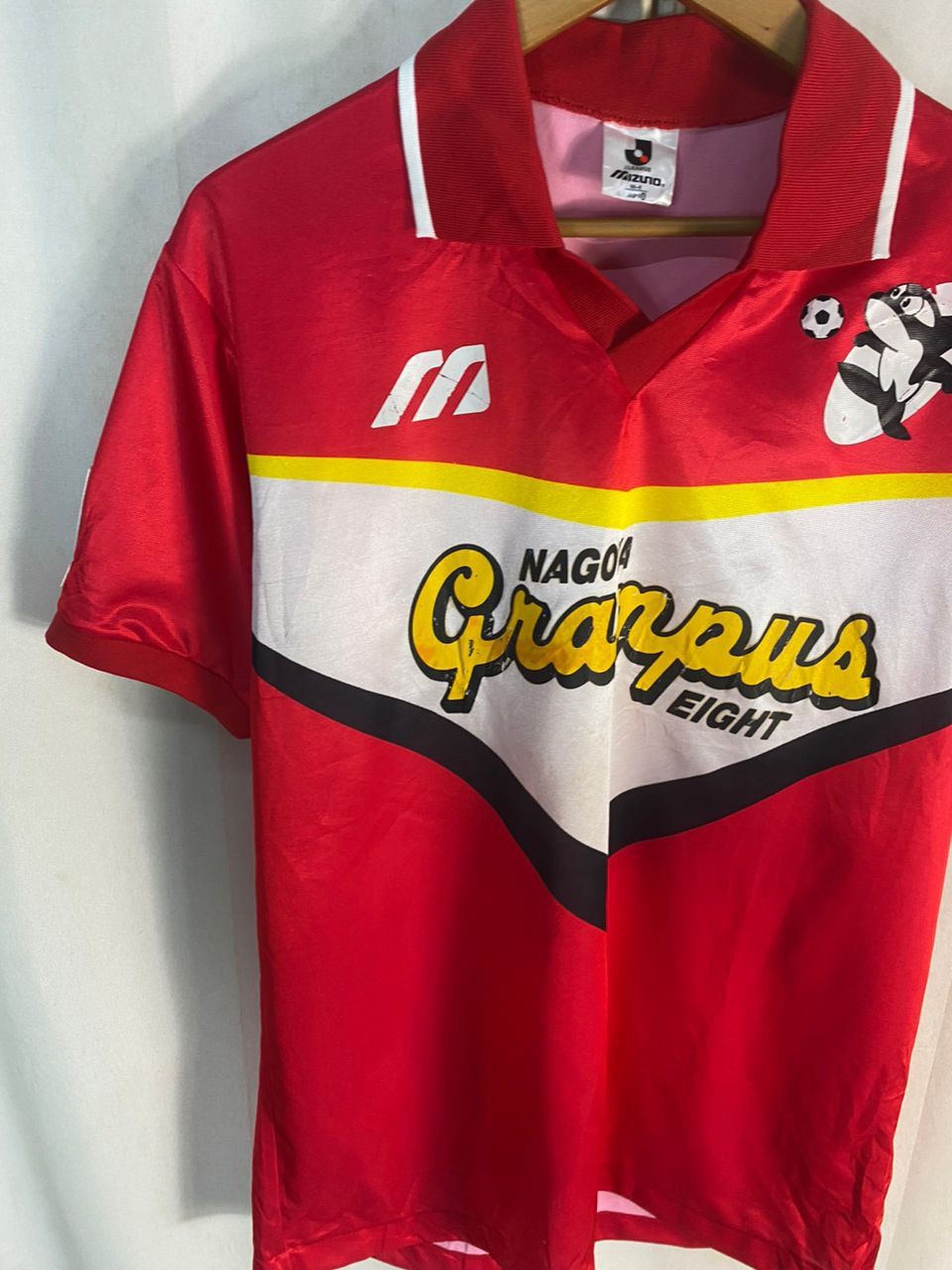 Mizuno × Vintage Vintage Nagoya grampus 1991/92 jersey shirt by mizuno Size US L / EU 52-54 / 3 - 3 Thumbnail