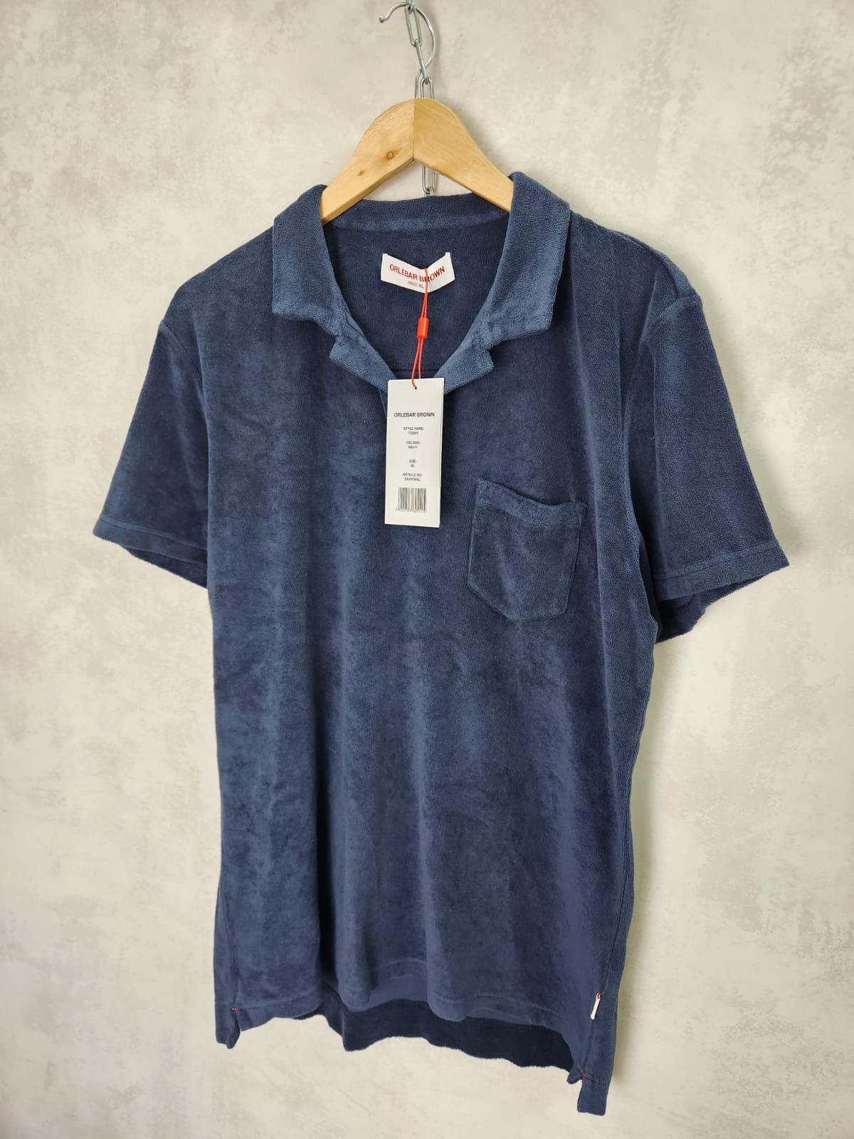 Orlebar Brown Men’s Orlebar Brown Polo T-Shirt Size US XL / EU 56 / 4 - 3 Thumbnail
