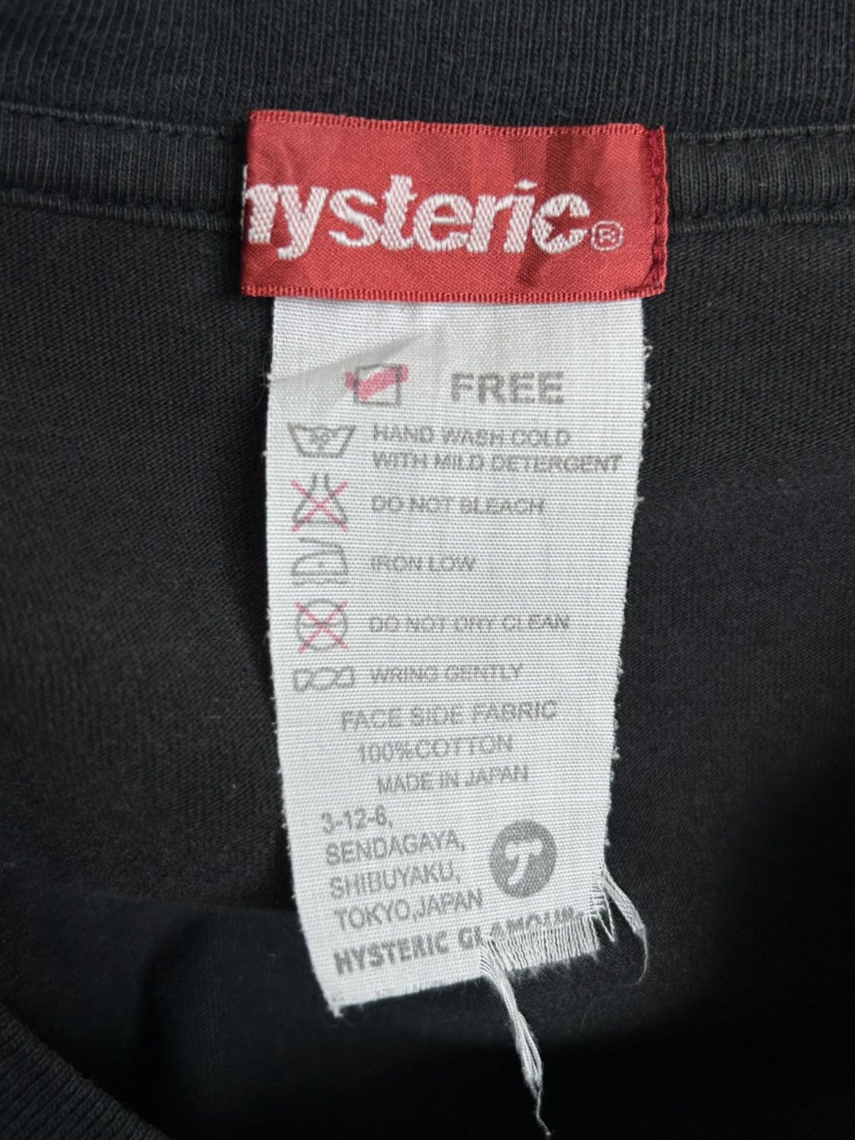 Hysteric Glamour RARE🔥VINTAGE HG “SHOW TITS” BACK HIT SINGLE STITCH Size US S / EU 44-46 / 1 - 7 Thumbnail