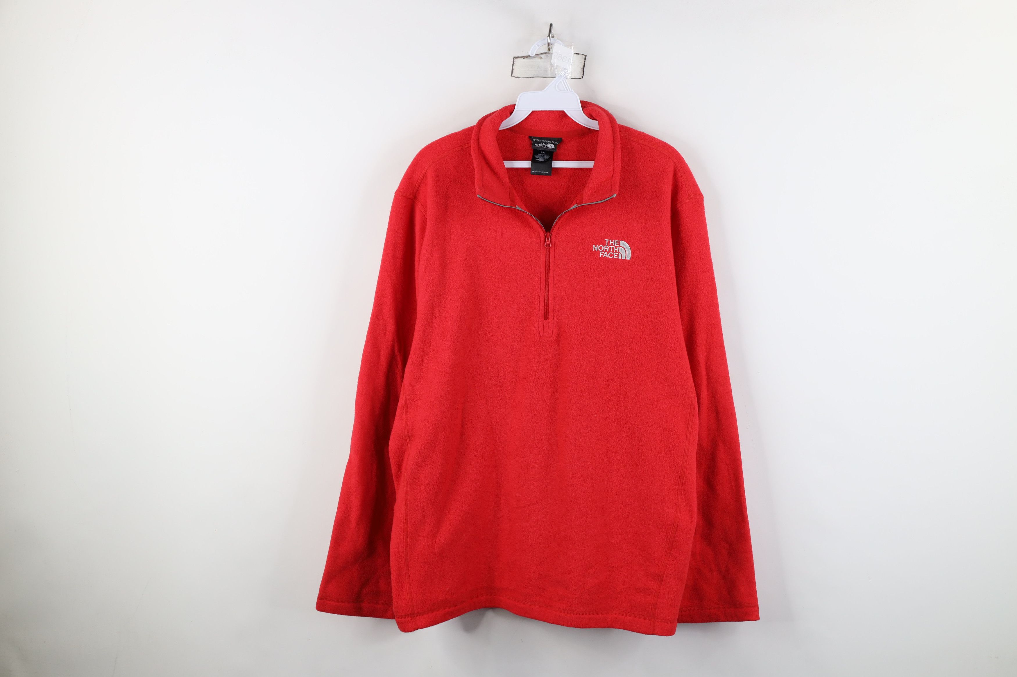 The North Face The North Face Spell Half Zip Fleece Pullover Sweater Red Size US L / EU 52-54 / 3 - 1 Thumbnail