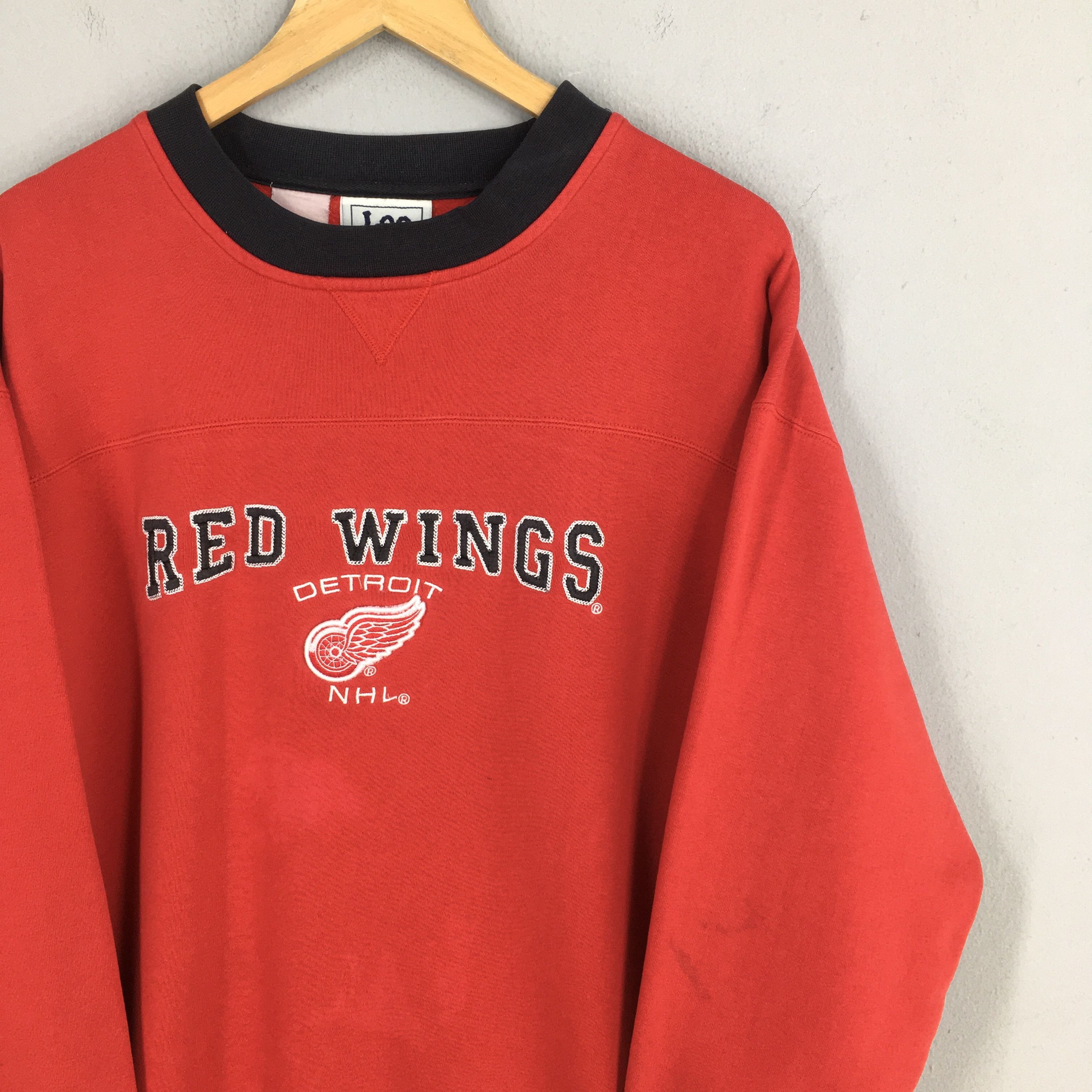 NHL × Red Wing × Vintage Vintage Detroit Red Wings NHL Sweatshirt XLarge Size US XL / EU 56 / 4 - 2 Thumbnail