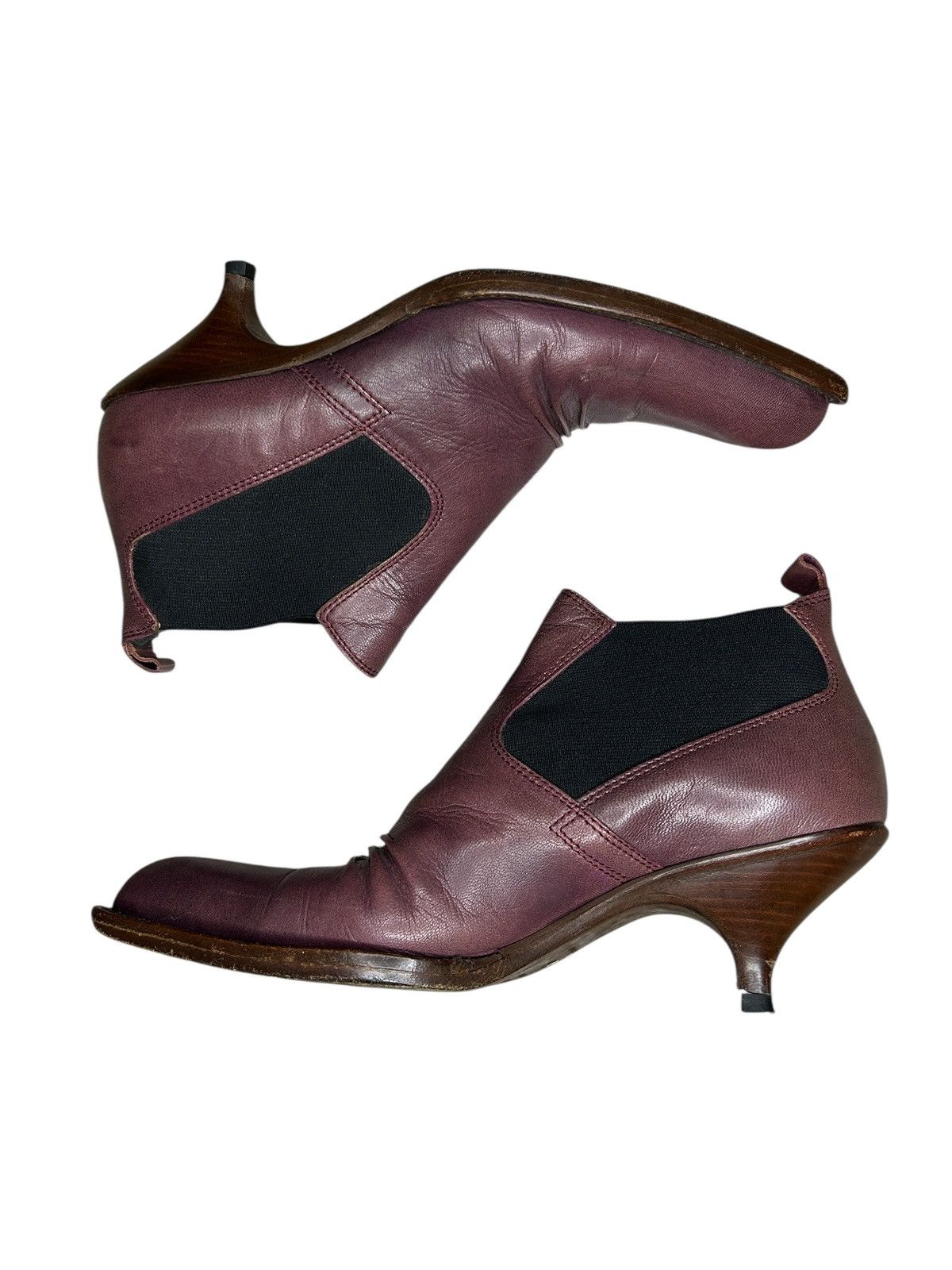 Miu Miu S/S 99 Kitten Heel Bootie Size US 4 / IT 34 - 4 Thumbnail