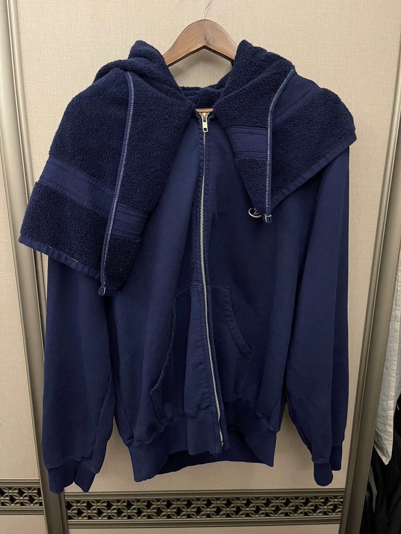 Doublet Doublet 24AW Blue Zip Hoodie Jacket Size US L / EU 52-54 / 3 - 1 Thumbnail