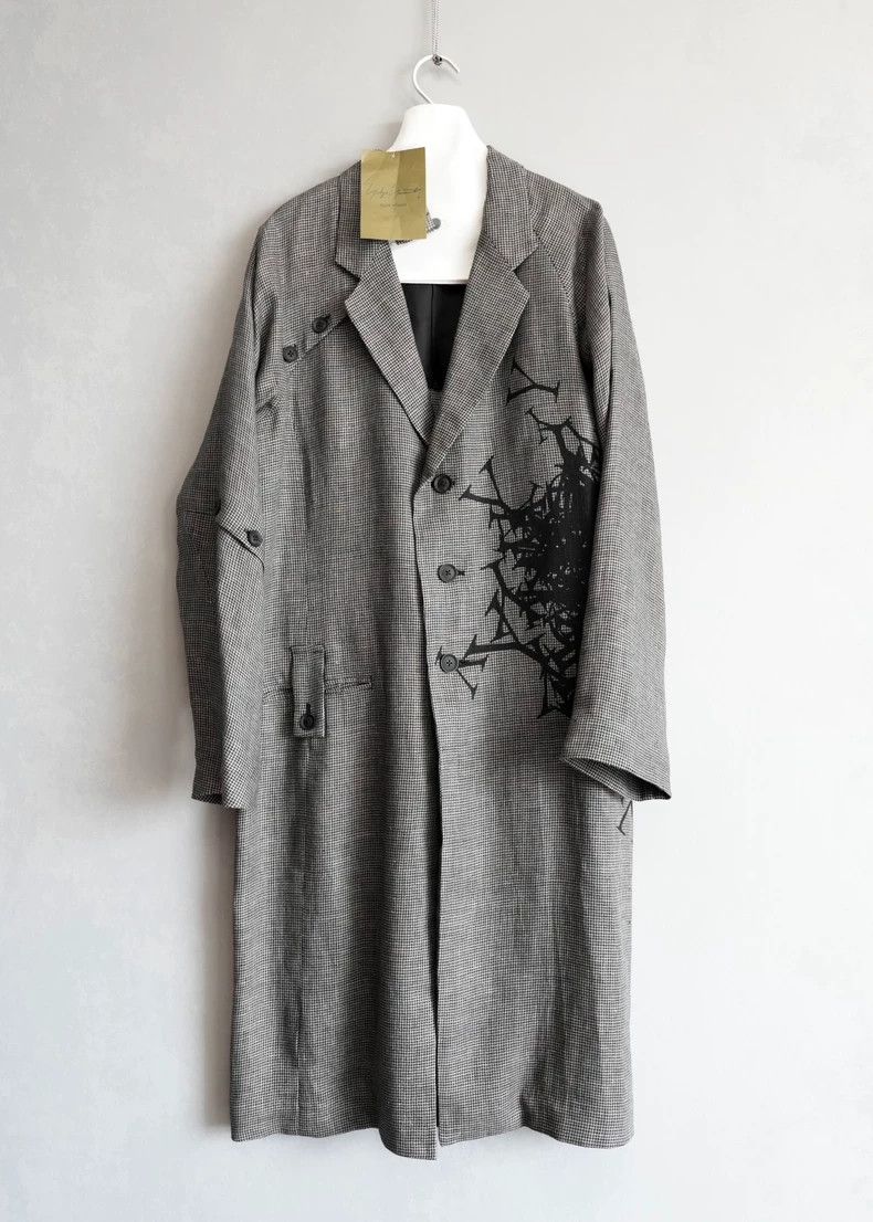 Yohji Yamamoto Yohji Yamamoto24 SS Houndstooth Coat 2503-Nextarrow Size US L / EU 52-54 / 3 - 2 Thumbnail