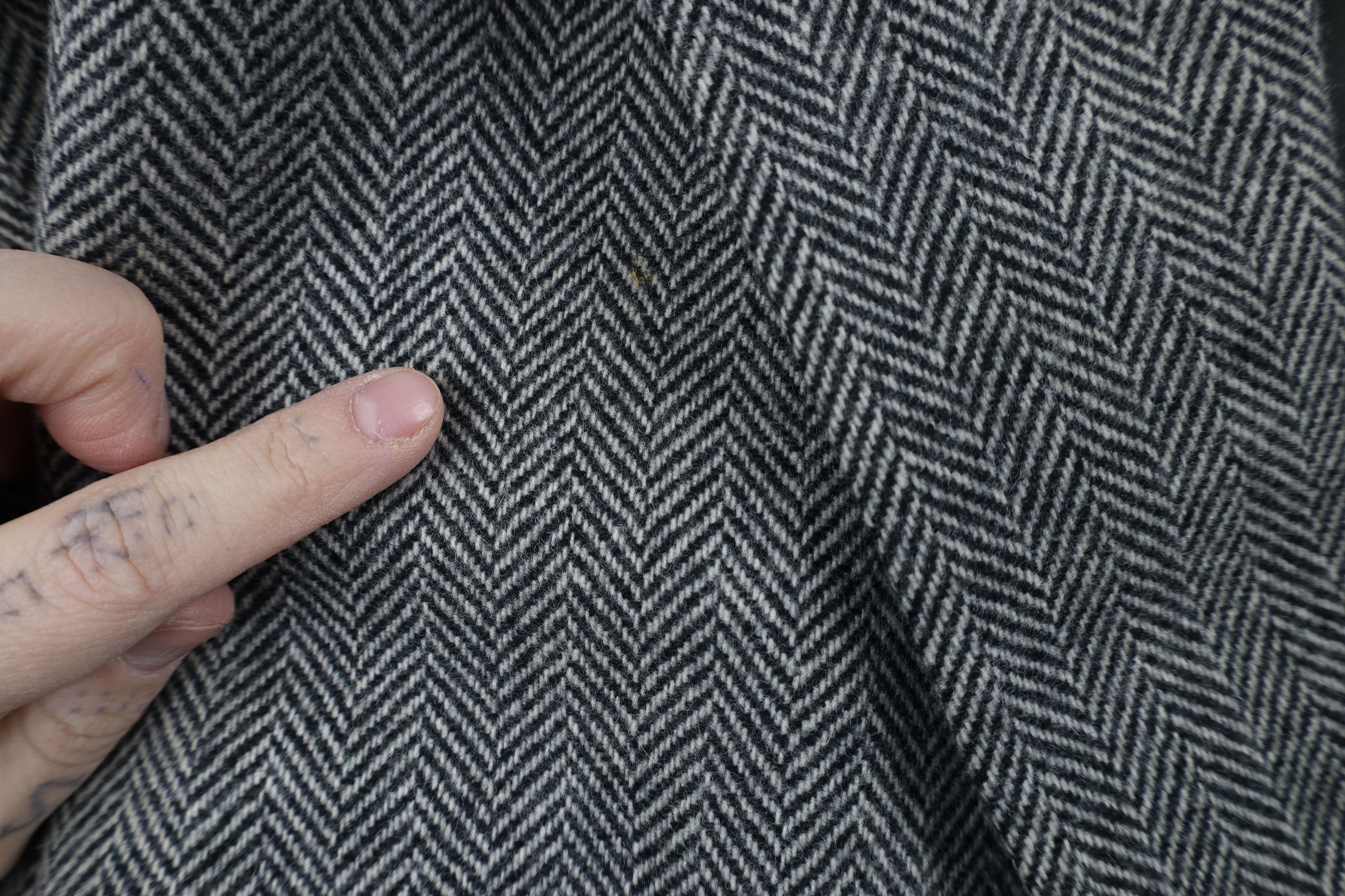 Vintage Vintage 90s Streetwear Herringbone 2 Button Blazer Jacket Size US XXL / EU 58 / 5 - 5 Thumbnail