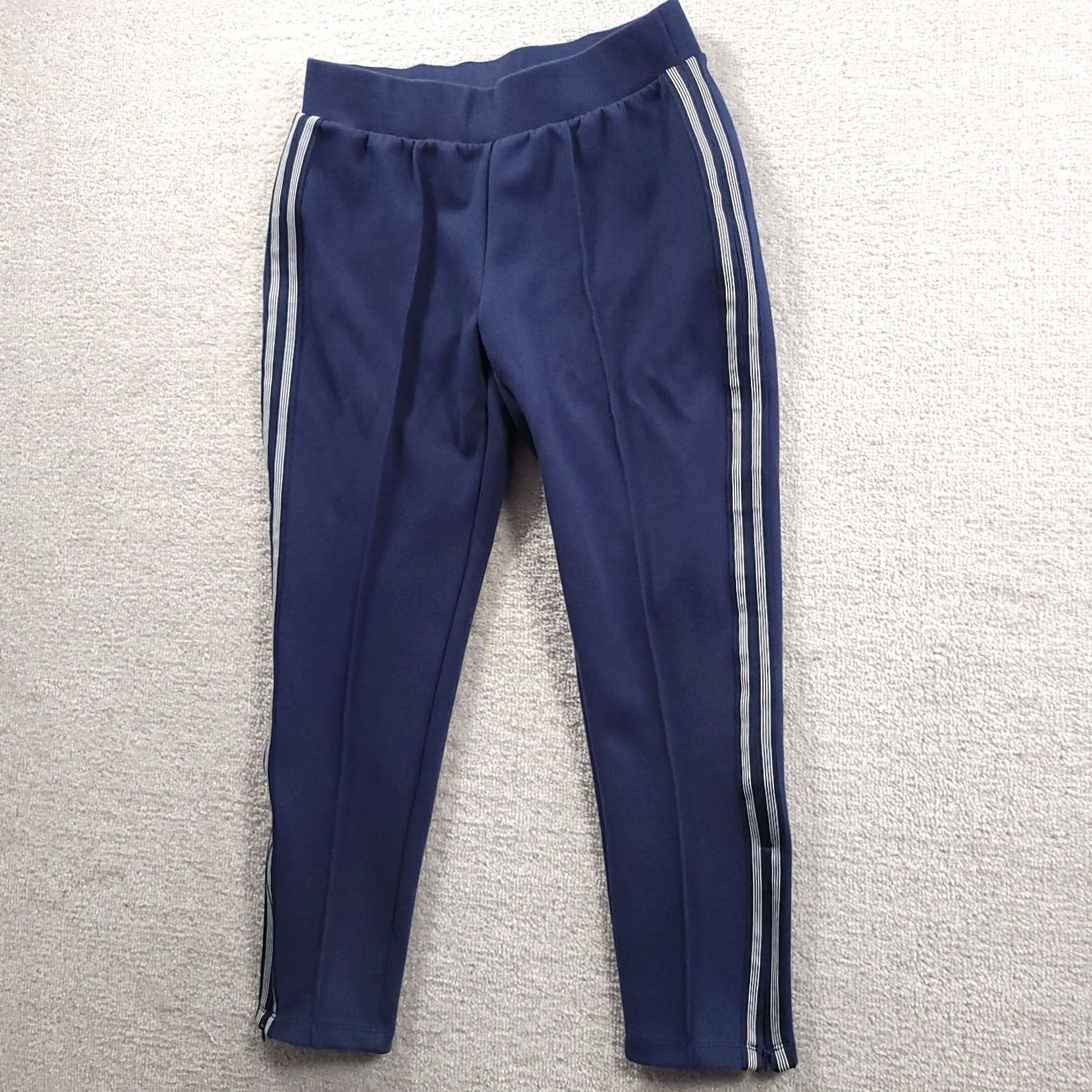 Avia Avia Womens Travel Pants Blue Striped Zip Pockets Small Ankle Tapered Leg Barred Back Zip Size 28" / US 6 / IT 42 - 2 Thumbnail