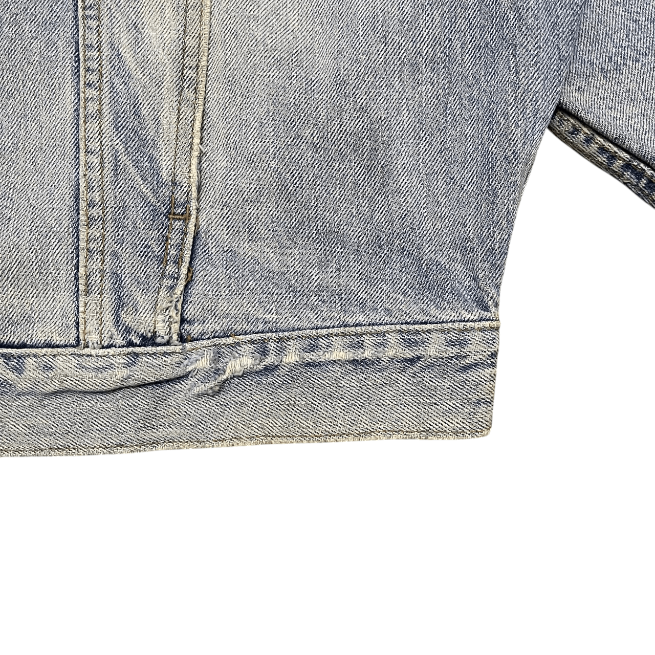 Big John Vintage 70s Big John Distressed Denim Jacket Trucker Size US XXL / EU 58 / 5 - 8 Thumbnail