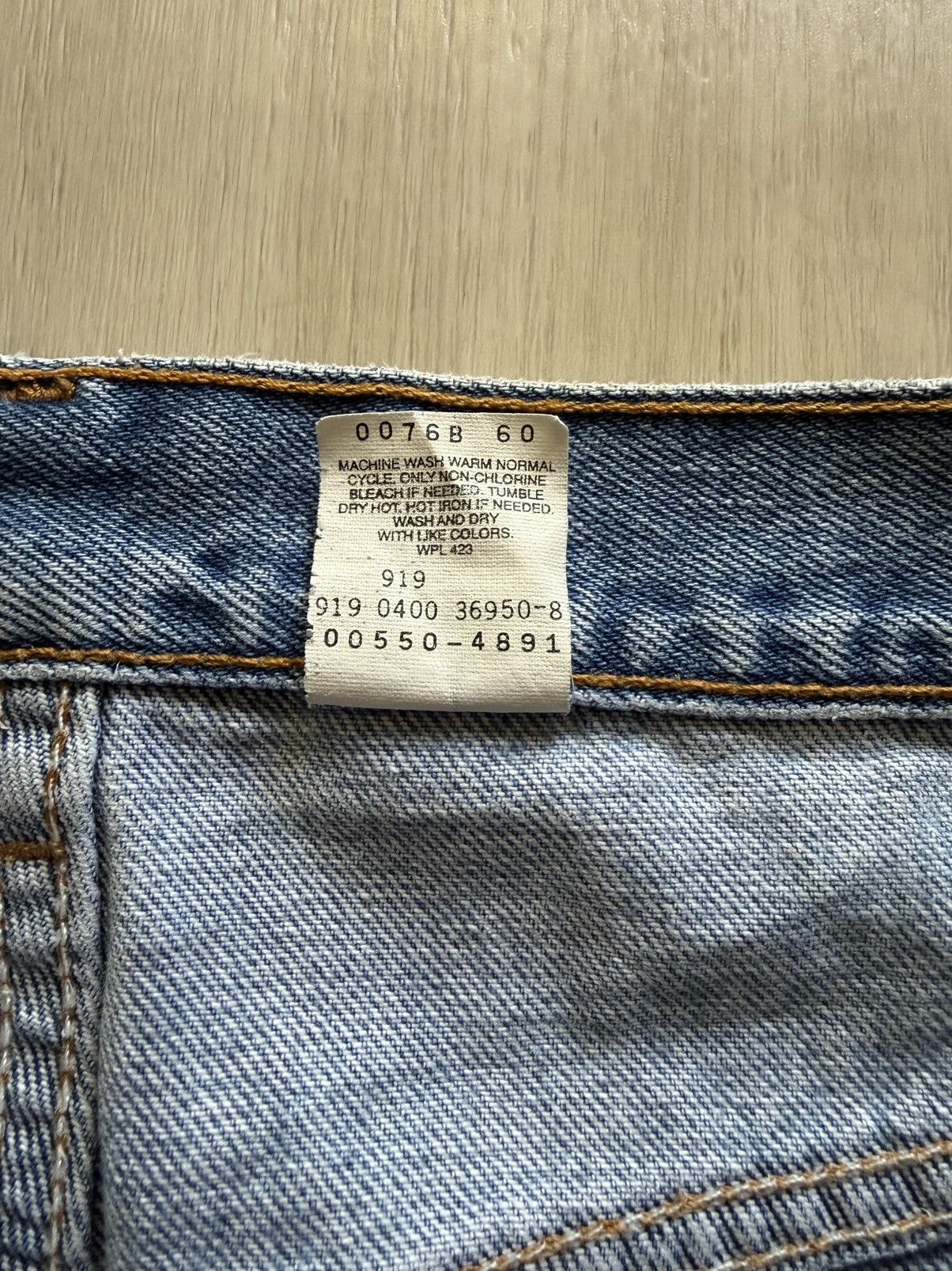 Levi's Vintage Y2K 00 Levis 550 Red Tab Relaxed Fit 33x32 *32x31 Size US 32 / EU 48 - 7 Thumbnail