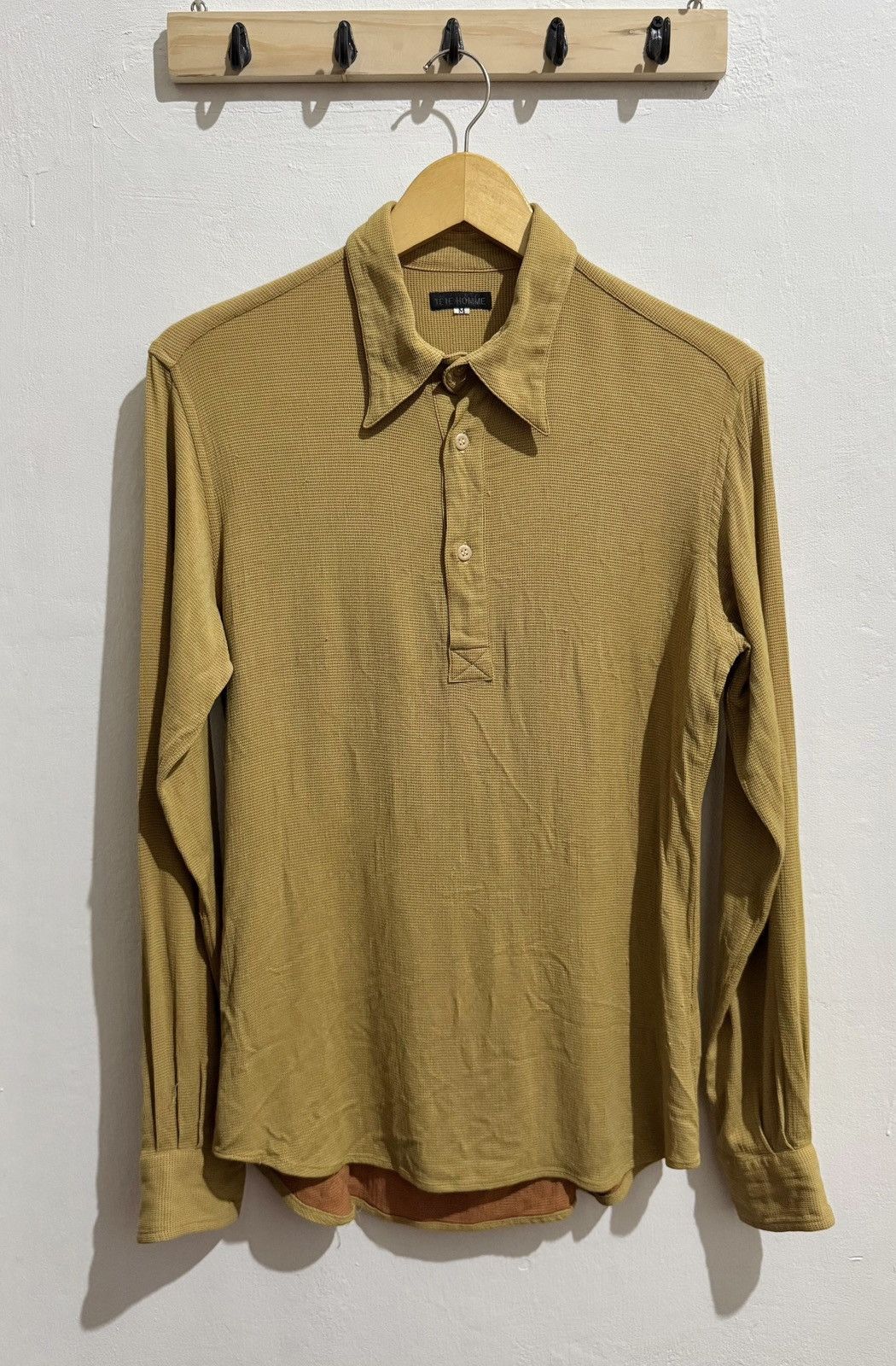 Issey Miyake × Japanese Brand × Tete Homme Tete Homme issey miyake polo shirt Size US M / EU 48-50 / 2 - 1 Thumbnail