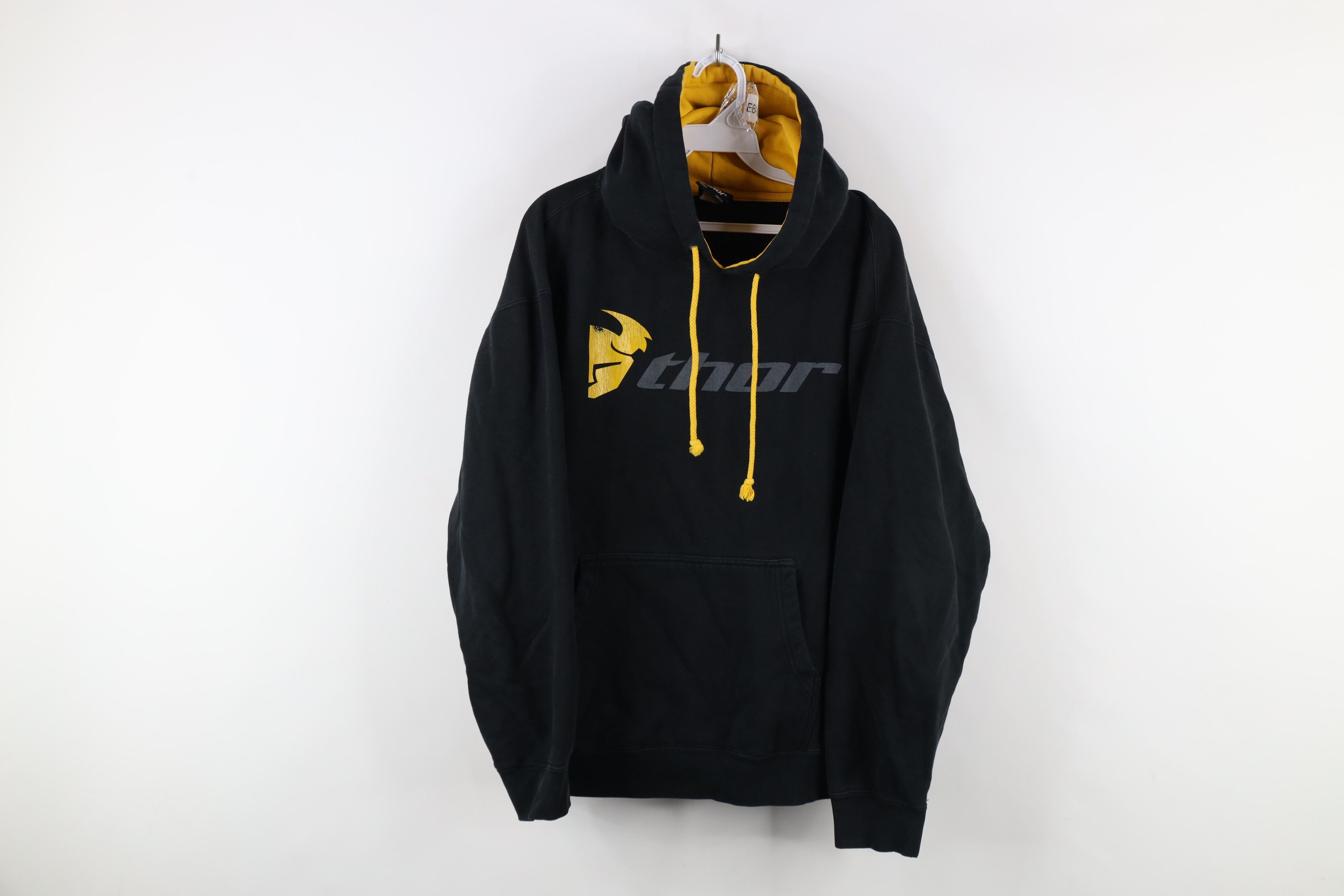 Vintage Vintage 90s Thor Racing Spell Motocross Hoodie Sweatshirt Size US M / EU 48-50 / 2 - 1 Thumbnail