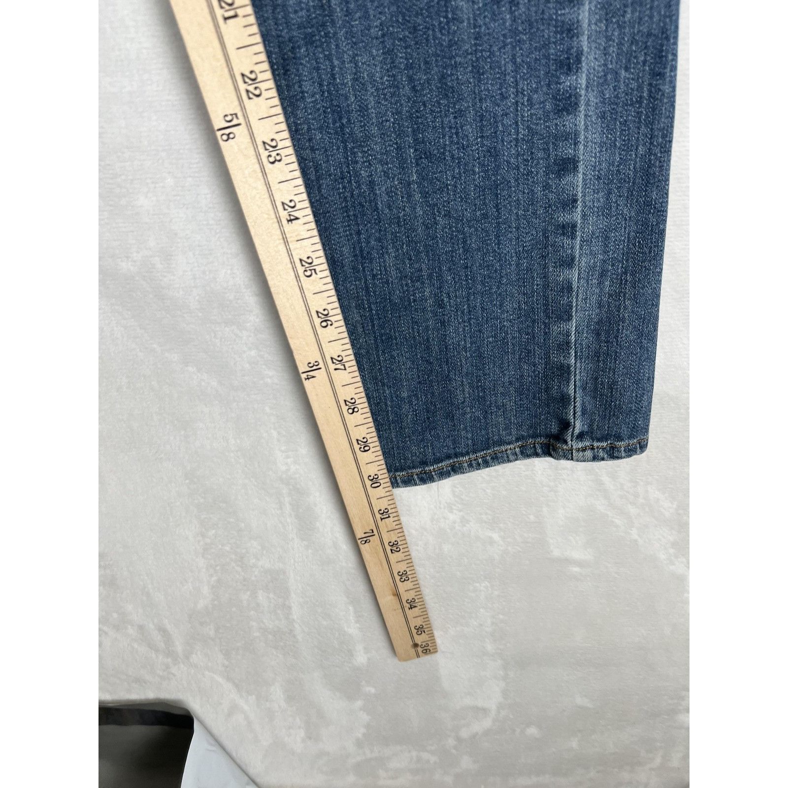 Lucky Brand Lucky Brand Jeans Womens 8 29 Blue Sofia Straight Denim Medi Size 29" - 4 Thumbnail