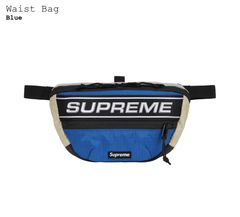 Supreme SS17 Teal Ripstop Waist Bag, Grailed