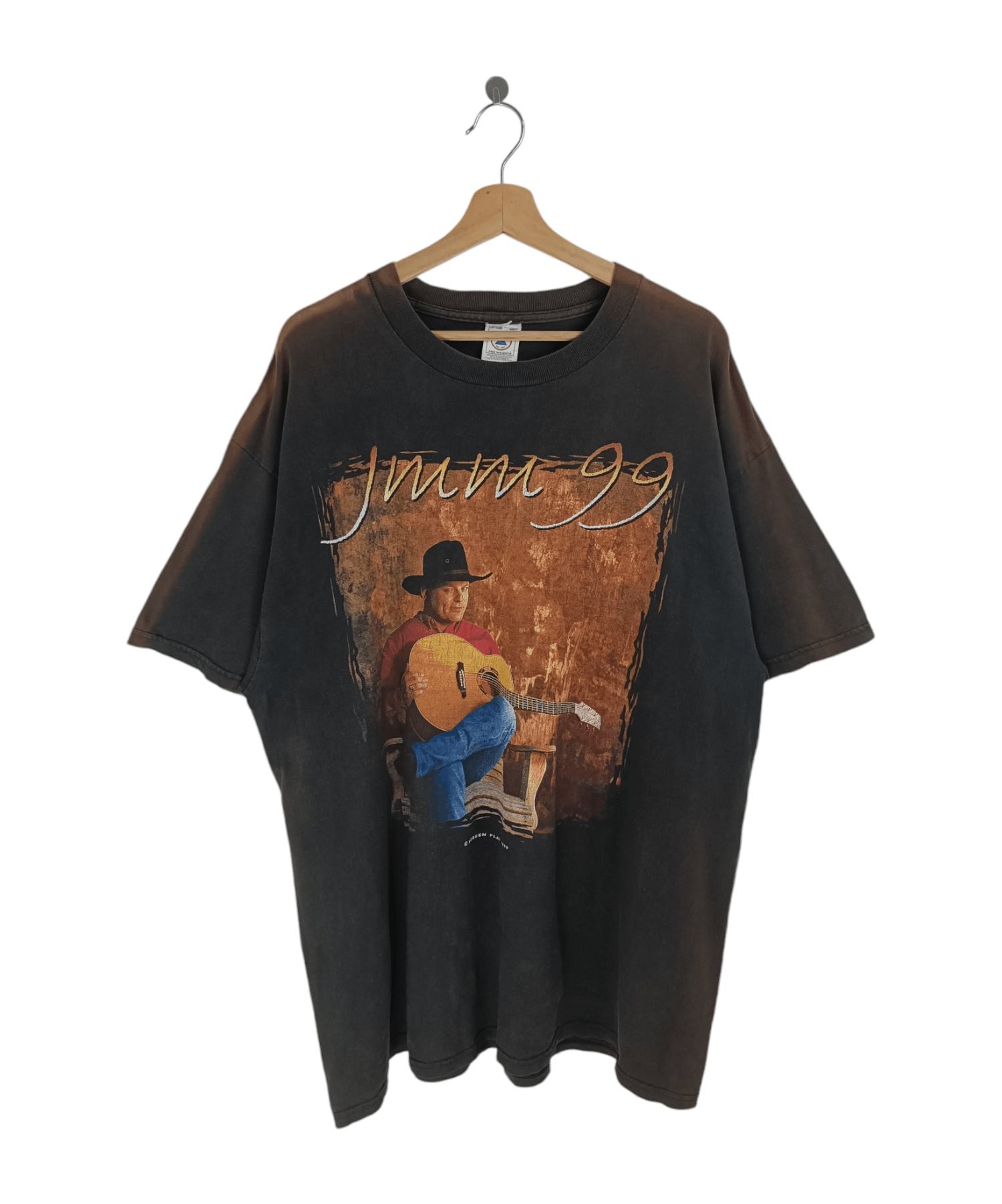 Vintage THRASHED FADED VINTAGE '99 JOHN MICHAEL MONTGOMERY TOUR TEE Size US XL / EU 56 / 4 - 1 Thumbnail