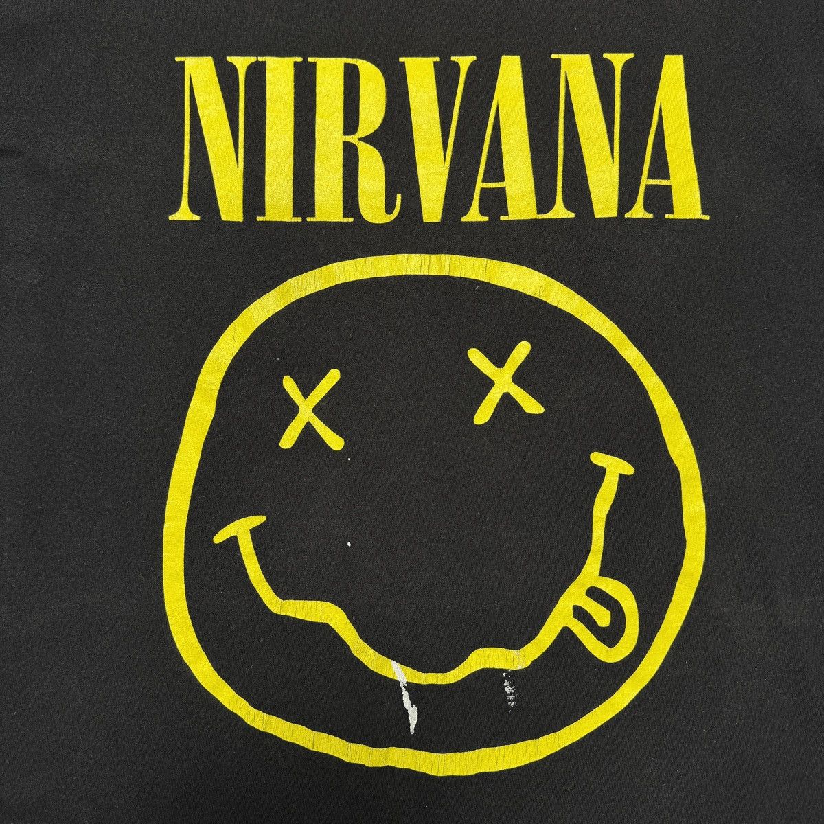 Band Tees × Nirvana × Vintage 2000s Nirvana Smiley face grunge rock band tee Y2k 00s Size US L / EU 52-54 / 3 - 2 Thumbnail