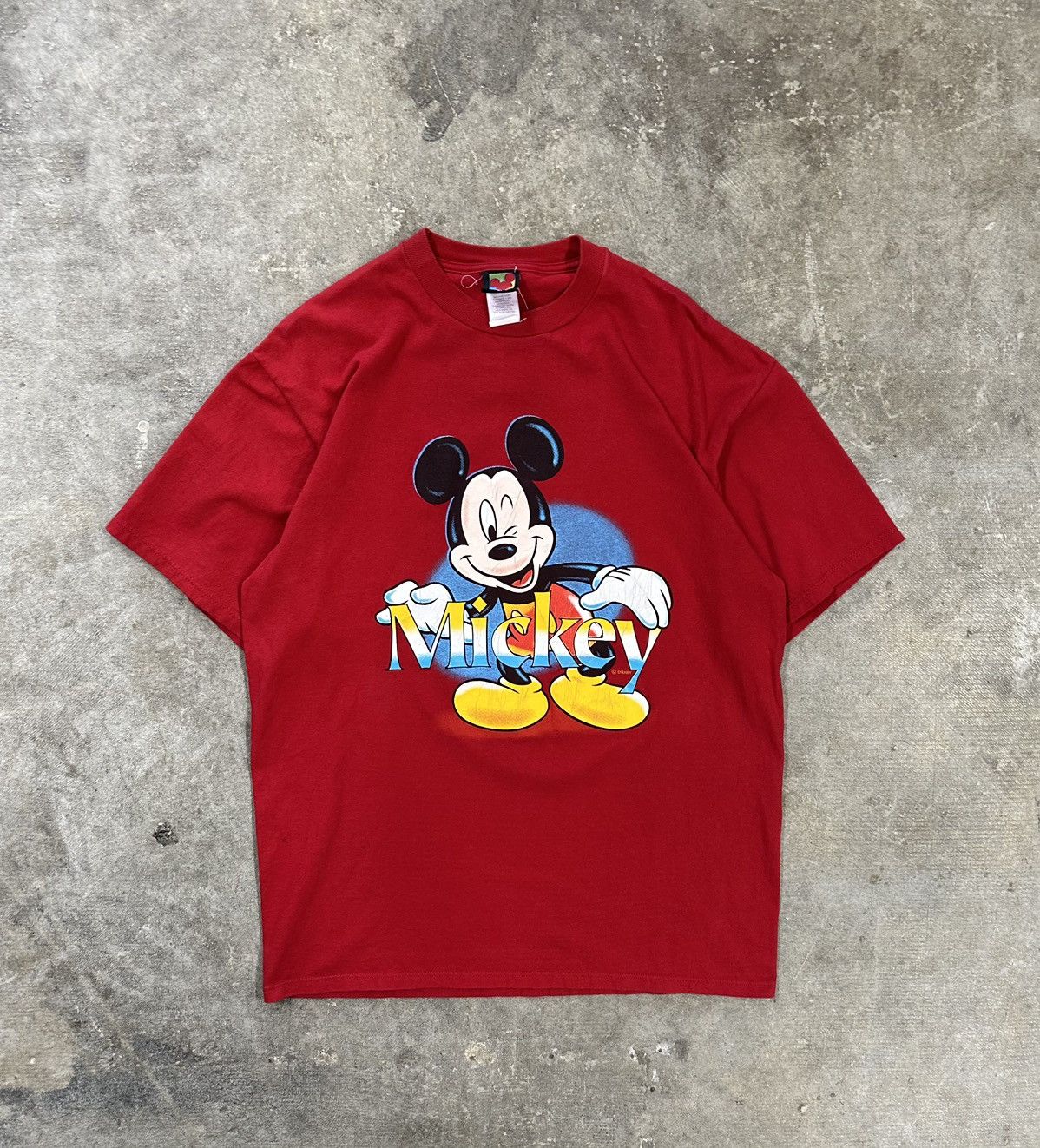 Disney Vintage 90s Disney Mickey Mouse Cartoon T-Shirt Size US XL / EU 56 / 4 - 1 Thumbnail