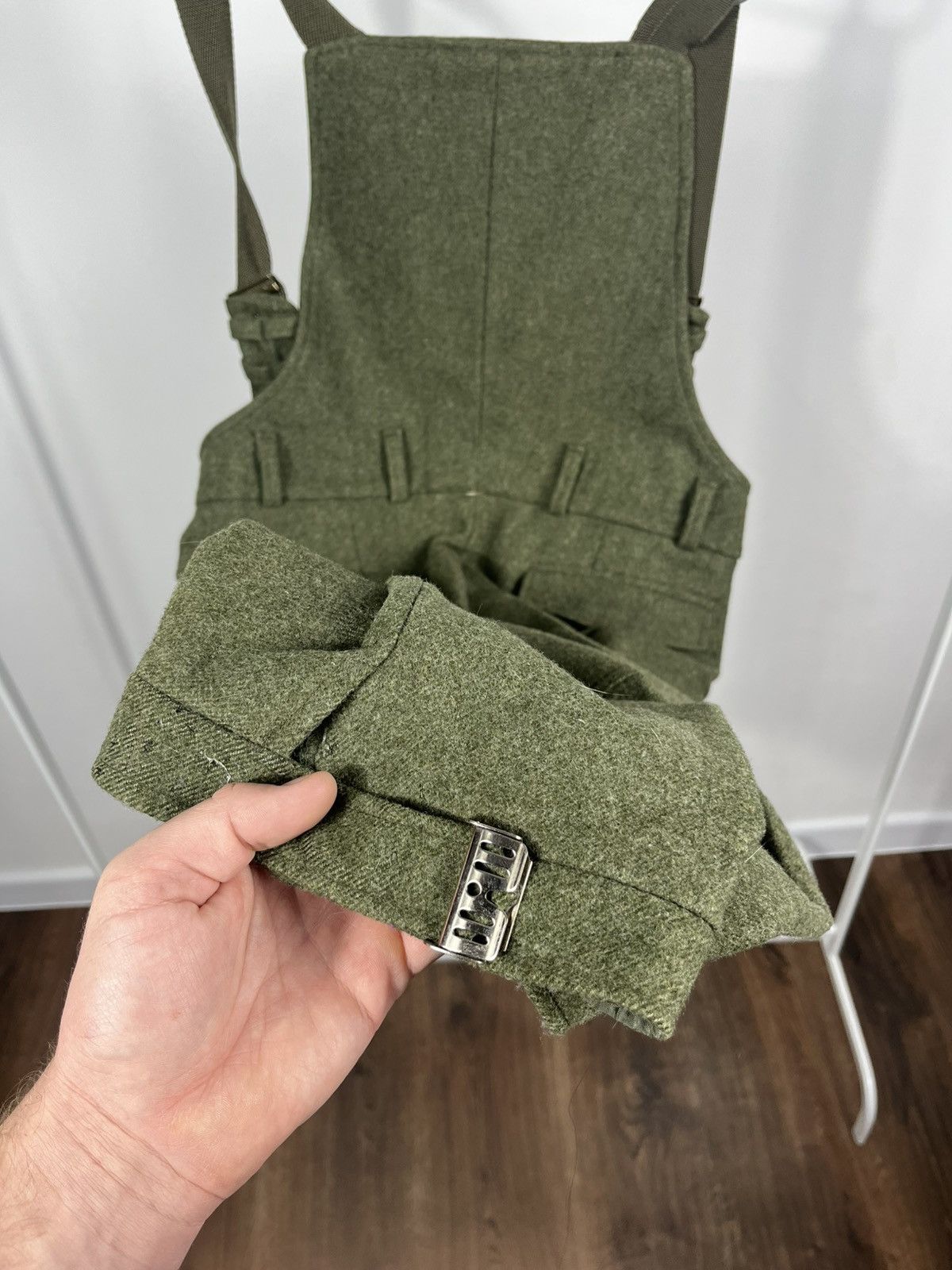 Other Austrian wool hunting Tyrolean suspenders trousers size 26 Size US 36 / EU 52 - 12 Thumbnail