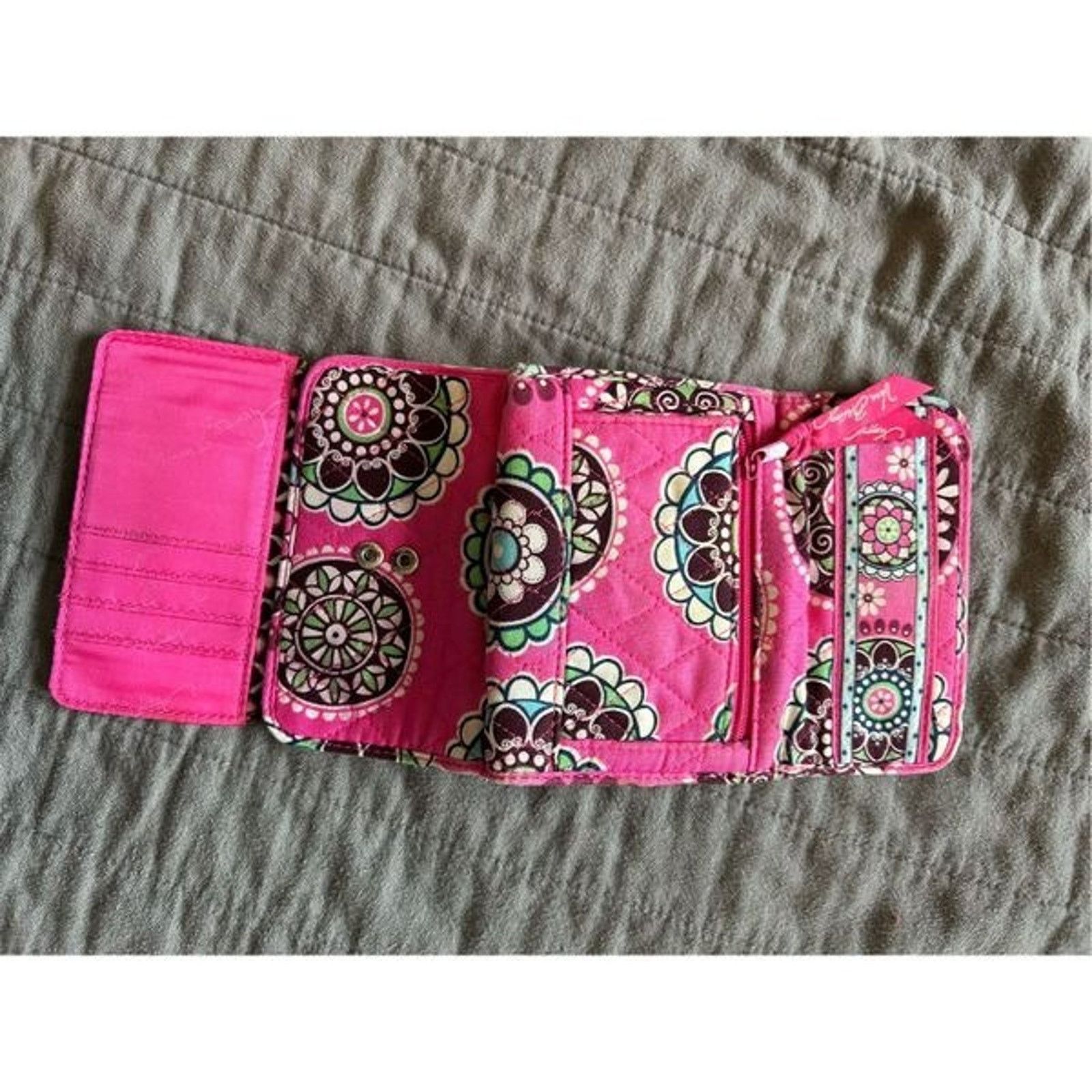 Vera Bradley Vera Bradley Pink Paisley Card-Holder Wallet Size ONE SIZE - 12 Thumbnail