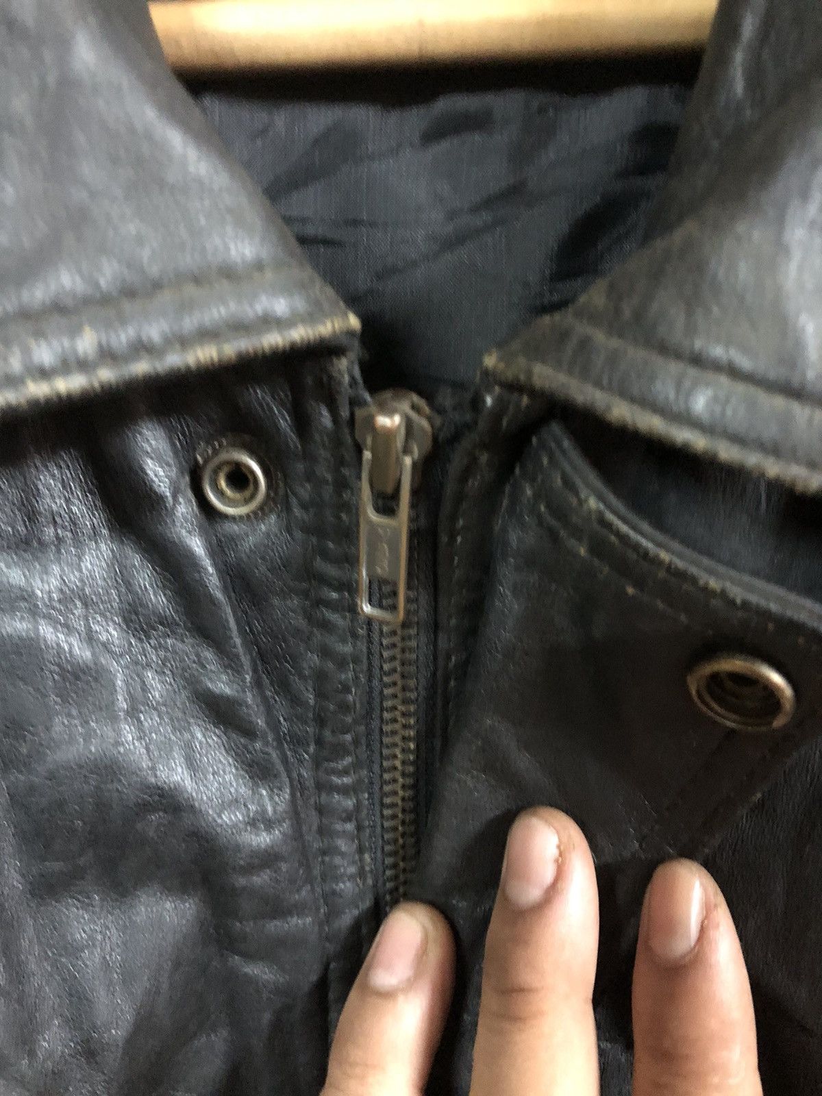 Japanese Brand × Vintage Vintage David Leather Jackets Zipper Up Size US M / EU 48-50 / 2 - 4 Thumbnail