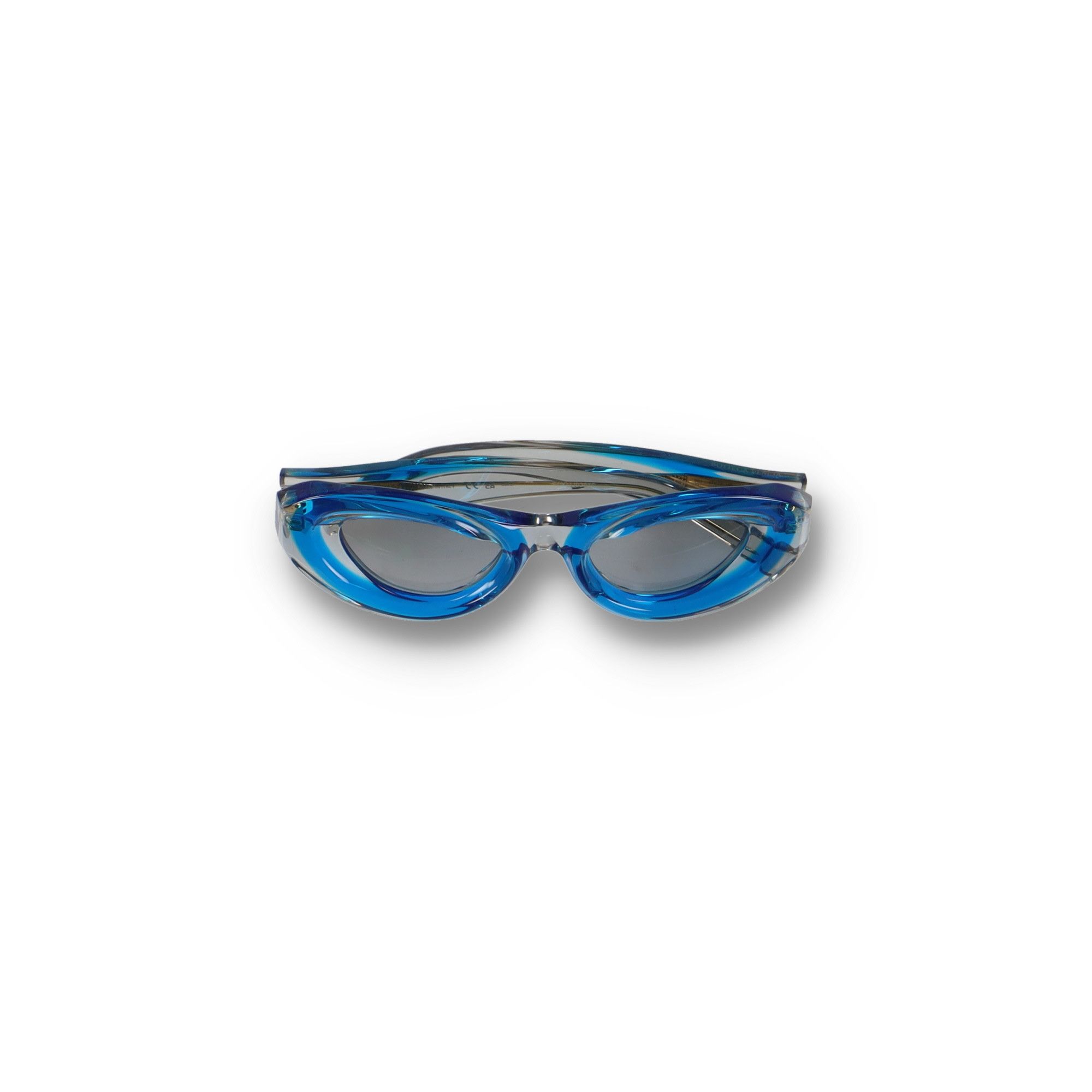 Bottega Veneta BV1168S Blue Hue Acetate Cat Eye Sunglasses Size ONE SIZE - 1 Thumbnail