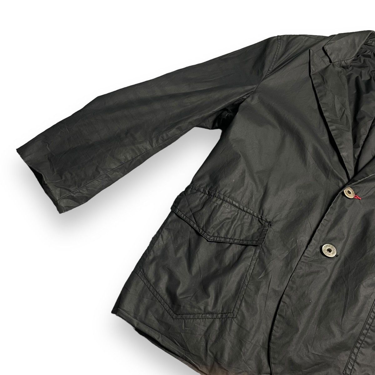 Calvin Klein VINTAGE CALVIN KLEIN PVC LEATHER PADDED BLAZER COAT JACKET Size US M / EU 48-50 / 2 - 4 Thumbnail
