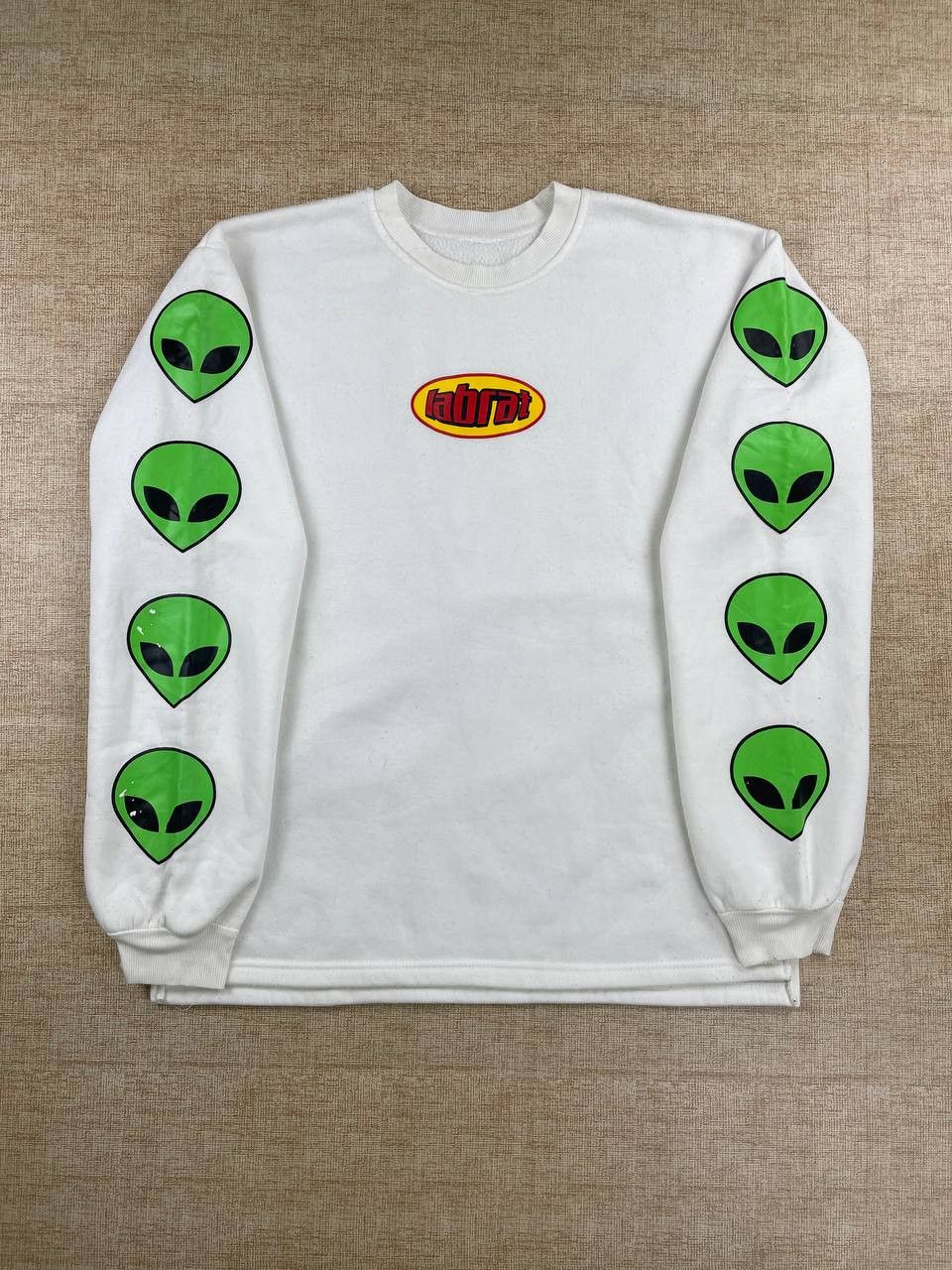 Alien Workshop × Labrat × Vintage Vintage LABRAT Alien Workshop Side Tape  Sweatshirt | Grailed