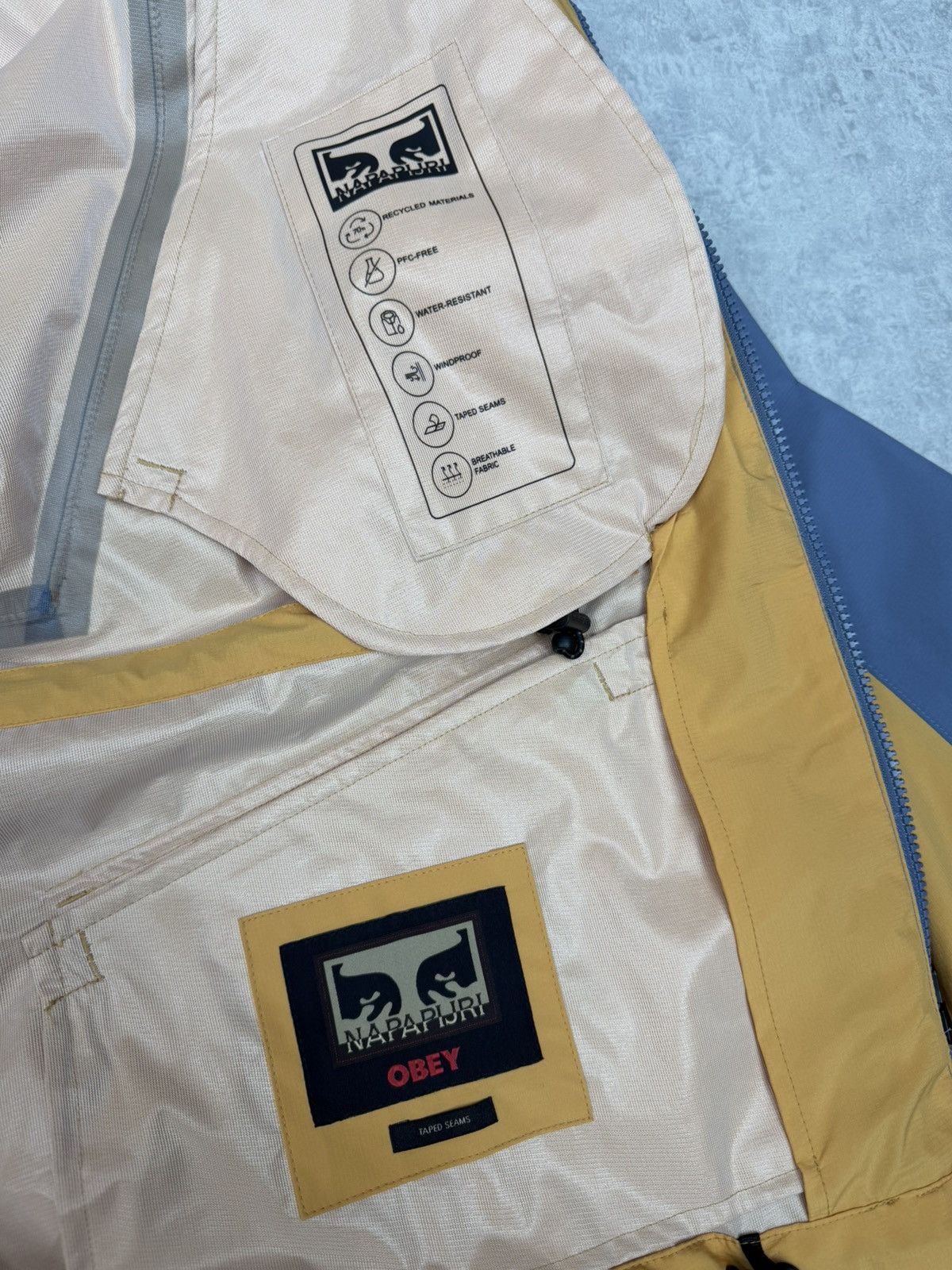 Napapijri Napapijri x Obey Eposh Shell Jacket Men’s Size L Size US L / EU 52-54 / 3 - 16 Thumbnail