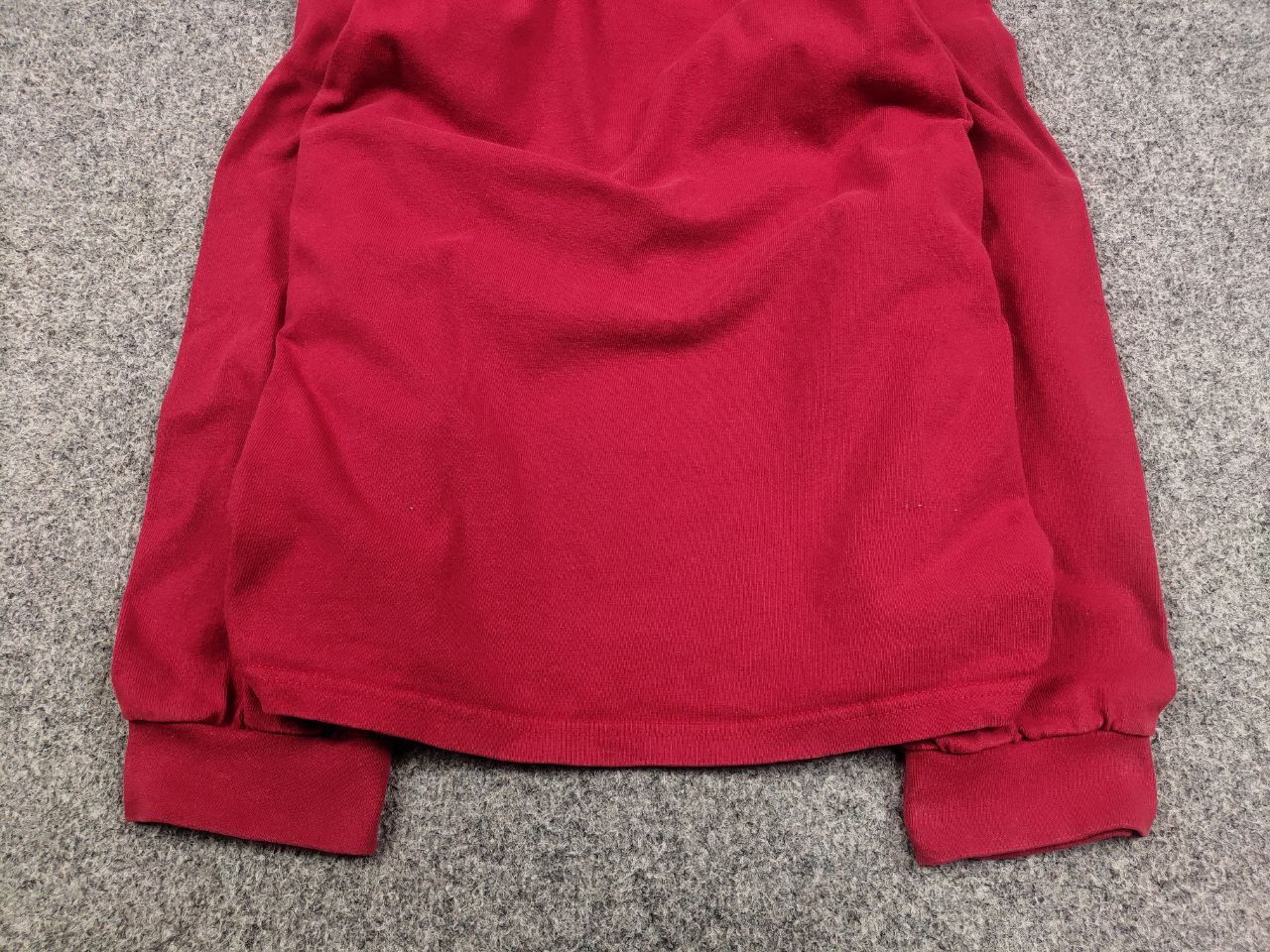 Nike Vintage 90's Nike logo red Long Sleeve Mock Neck Made in USA Size US L / EU 52-54 / 3 - 9 Thumbnail
