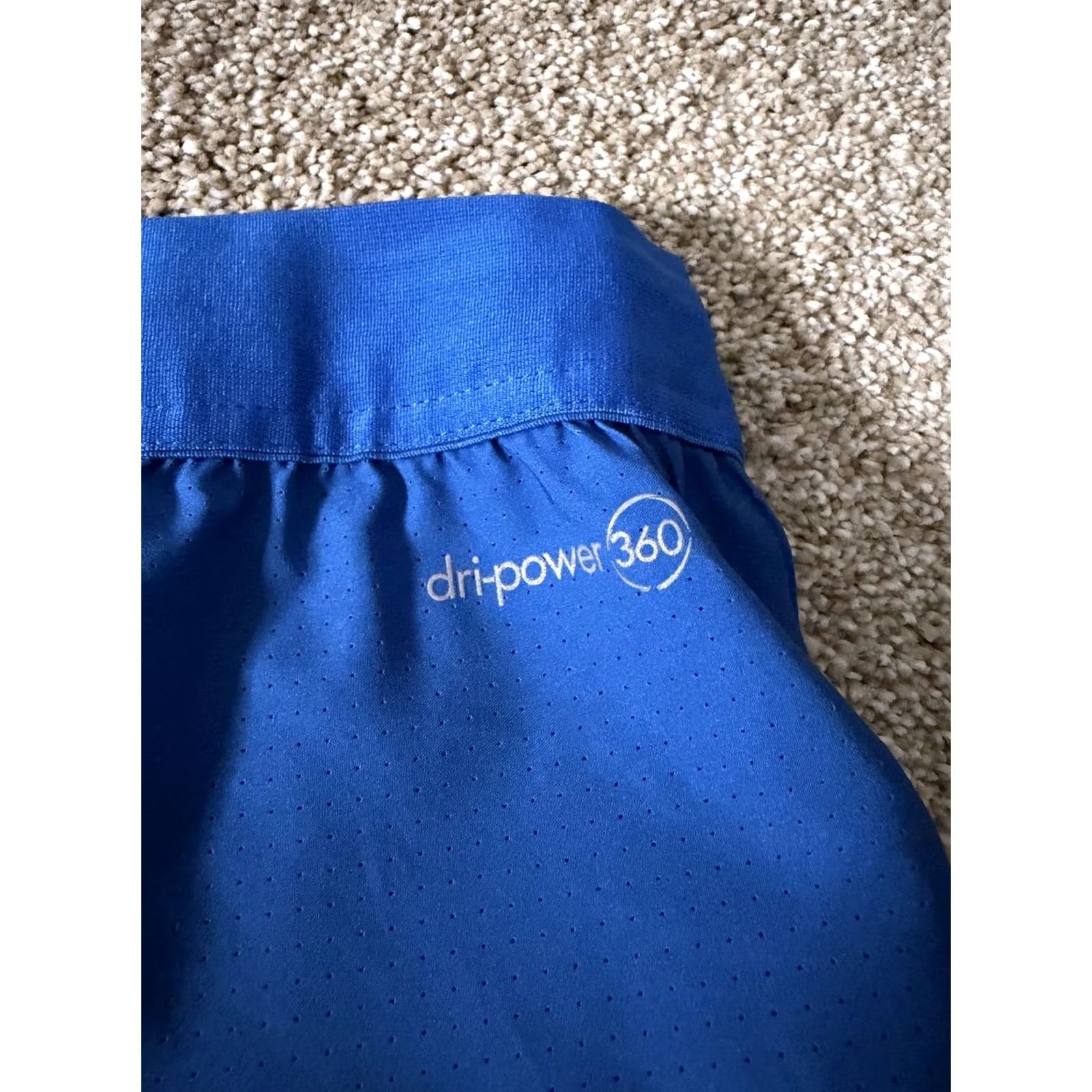 Vintage Russell Mens Large Blue Ombre Dri-Power 360 8" Running Gym Training Shorts Size US 33 - 7 Thumbnail