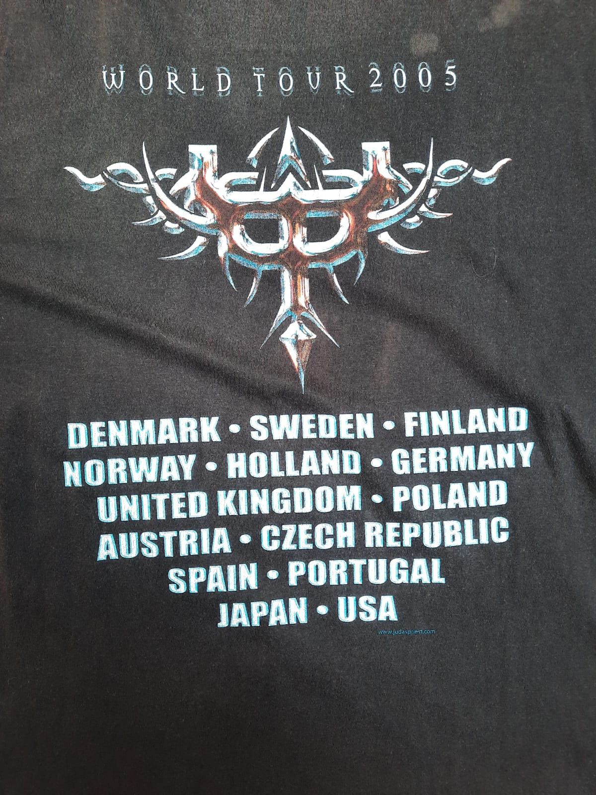 Band Tees Judas Priest World Tour 2005 Size US XL / EU 56 / 4 - 5 Thumbnail