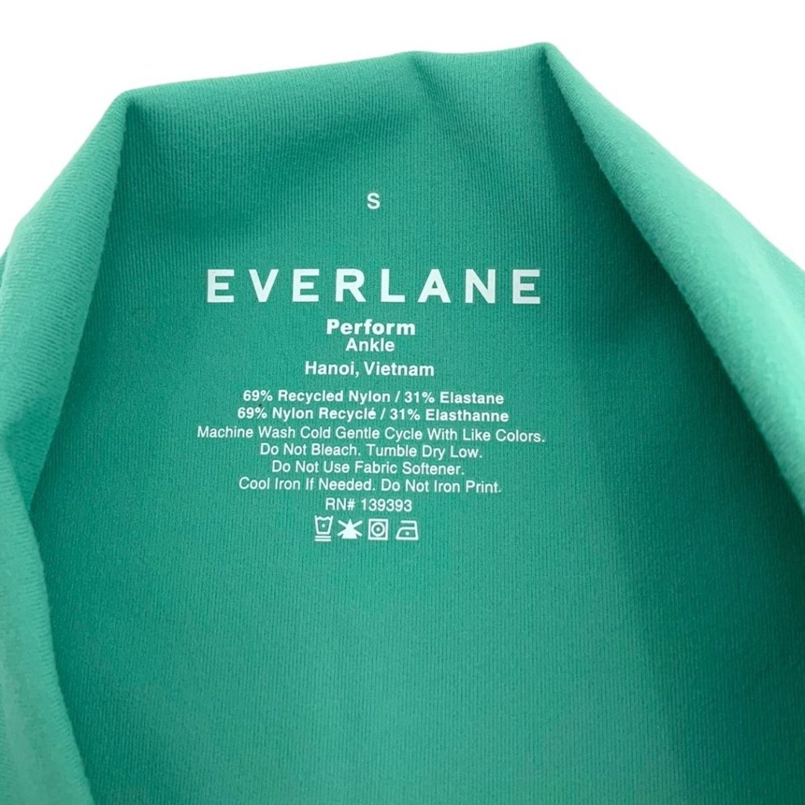 Everlane Everlane Perform Ankle Legging Soft Green Small NWT $68 MSRP Size 28" / US 6 / IT 42 - 4 Thumbnail