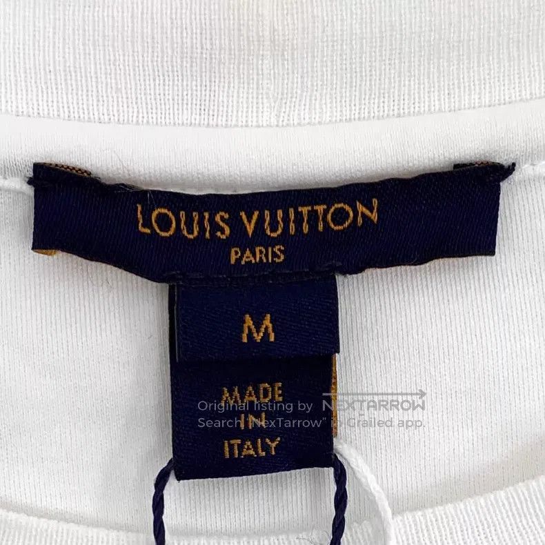 Louis Vuitton Louis Vuitton White watch badge embroidered cotton crew ne Size US M / EU 48-50 / 2 - 5 Thumbnail