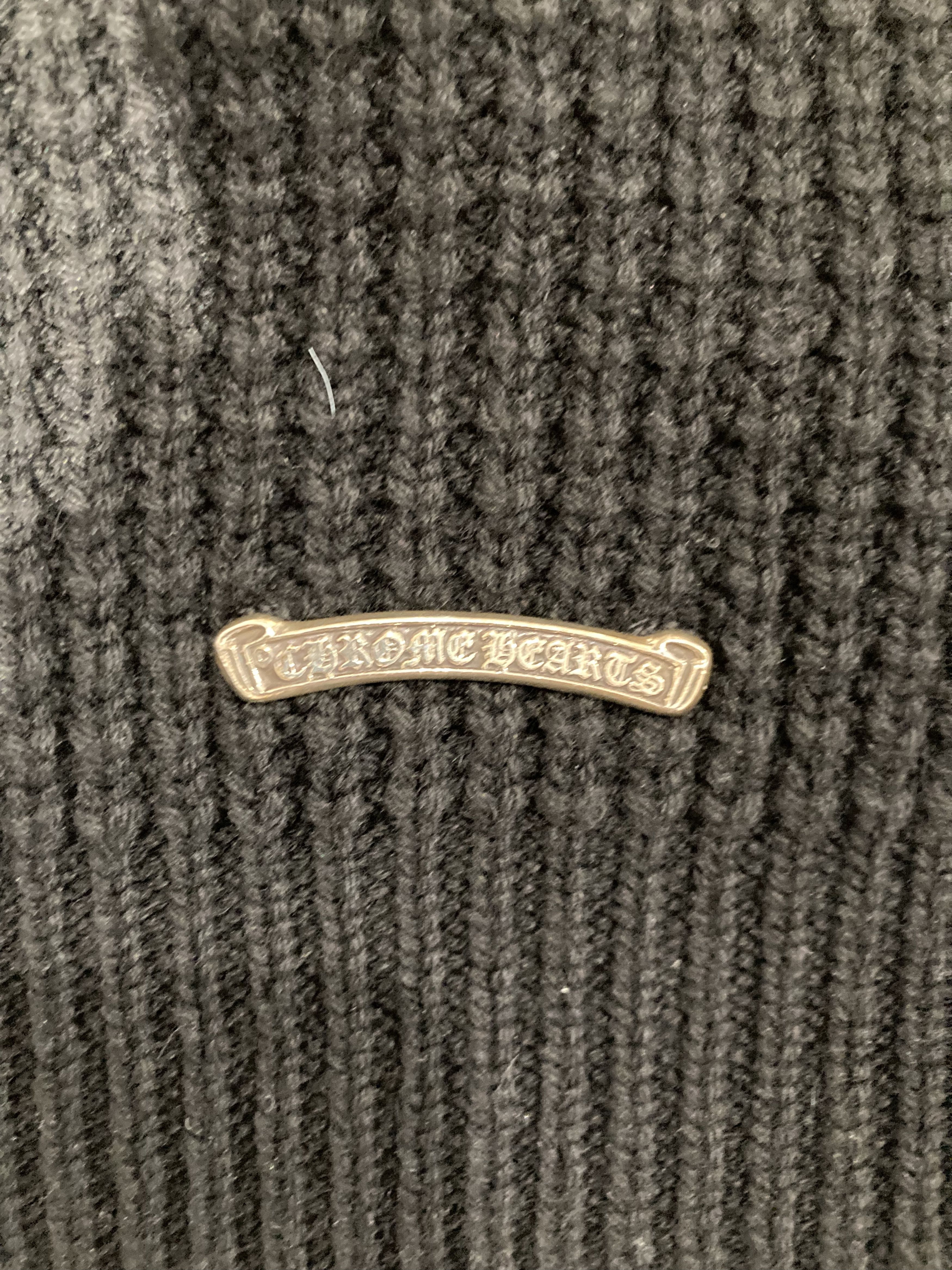 Chrome Hearts Chrome Hearts Cashmere Waffle Cross Patch Cardigan Sweater Size S / US 4 / IT 40 - 7 Thumbnail